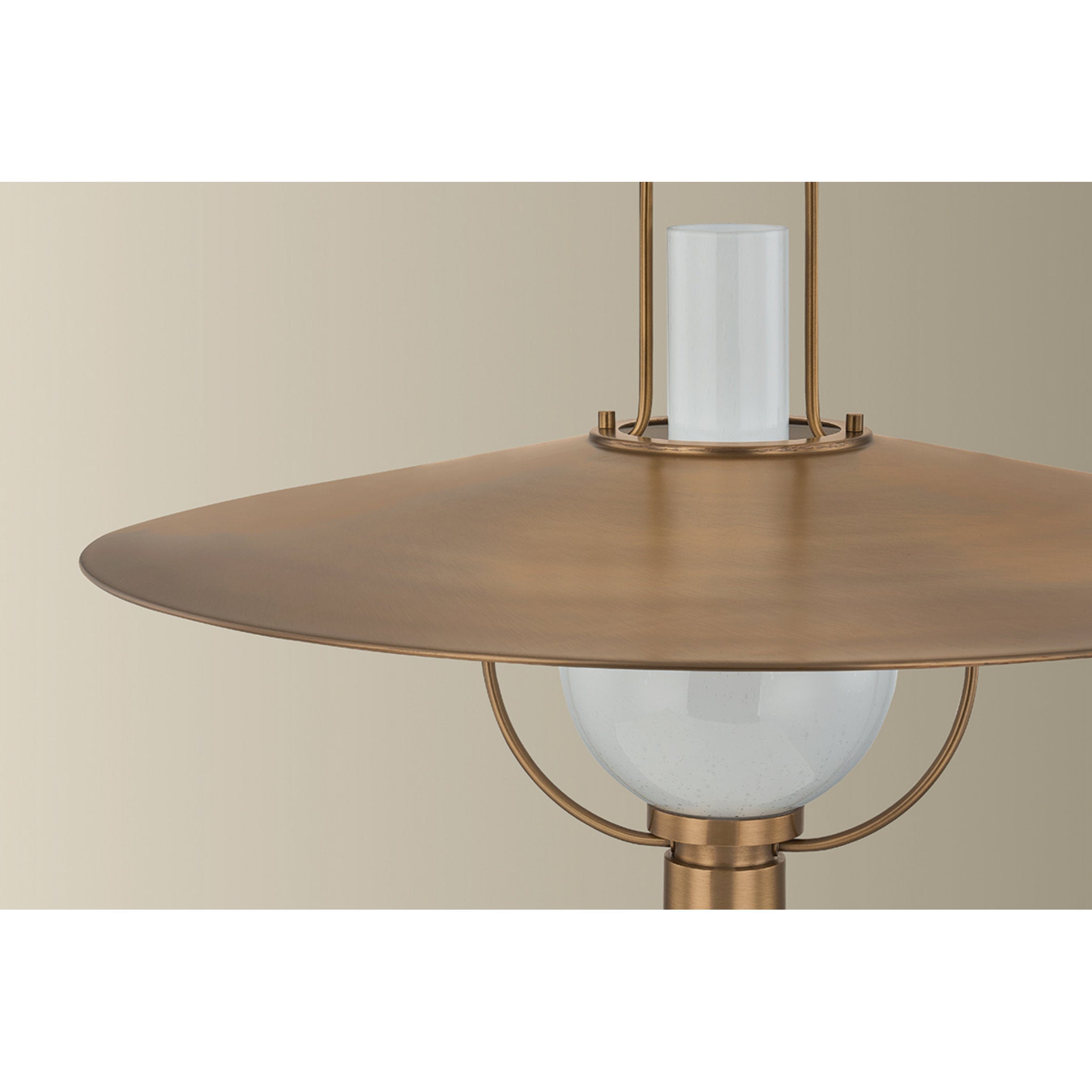 Cahill 1-Light Lantern in Patina Brass 30W x 23H