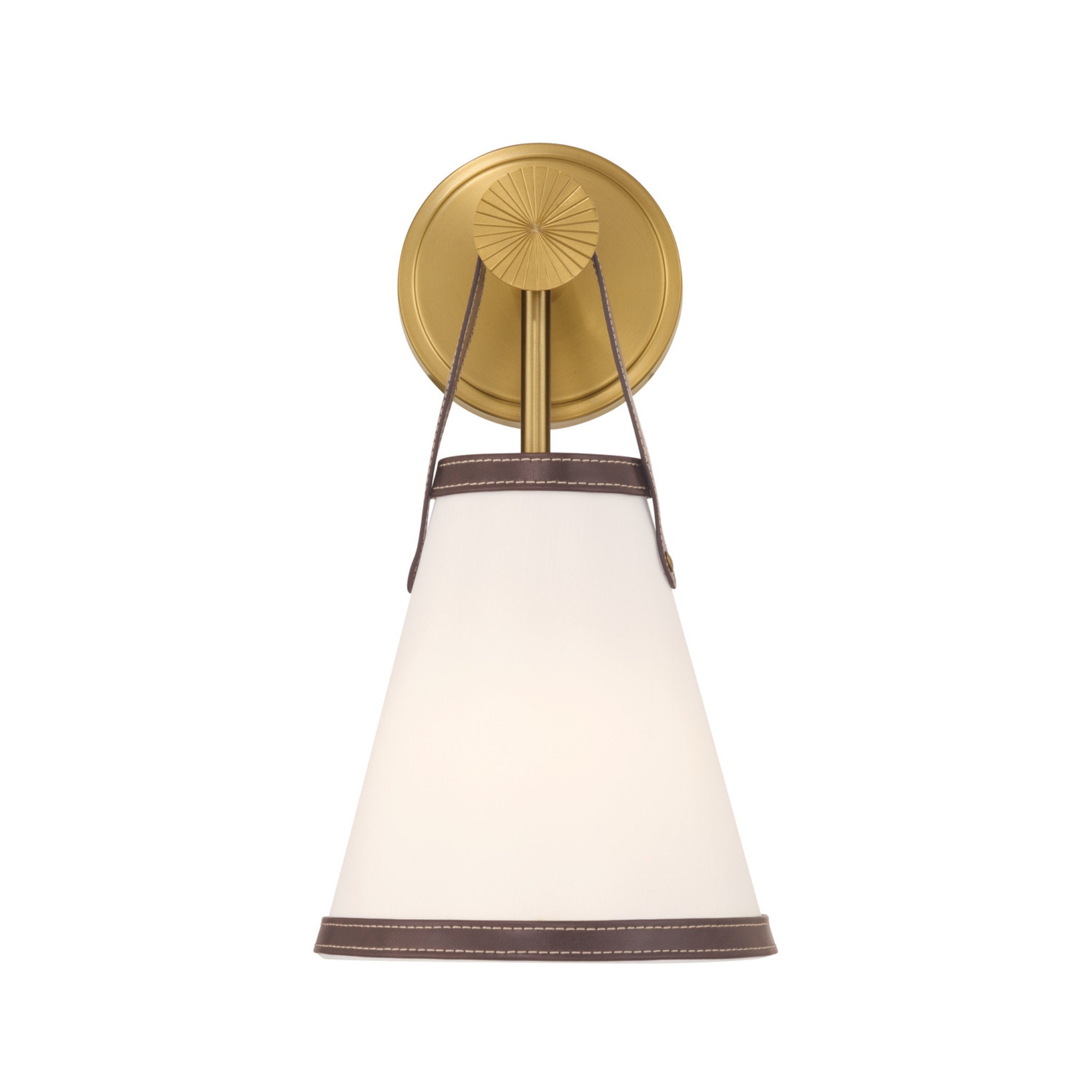 Libby Langdon Callahan 7.25'' Luxe Gold Sconce Brown 7.25"W x 13.5"H x 8"D