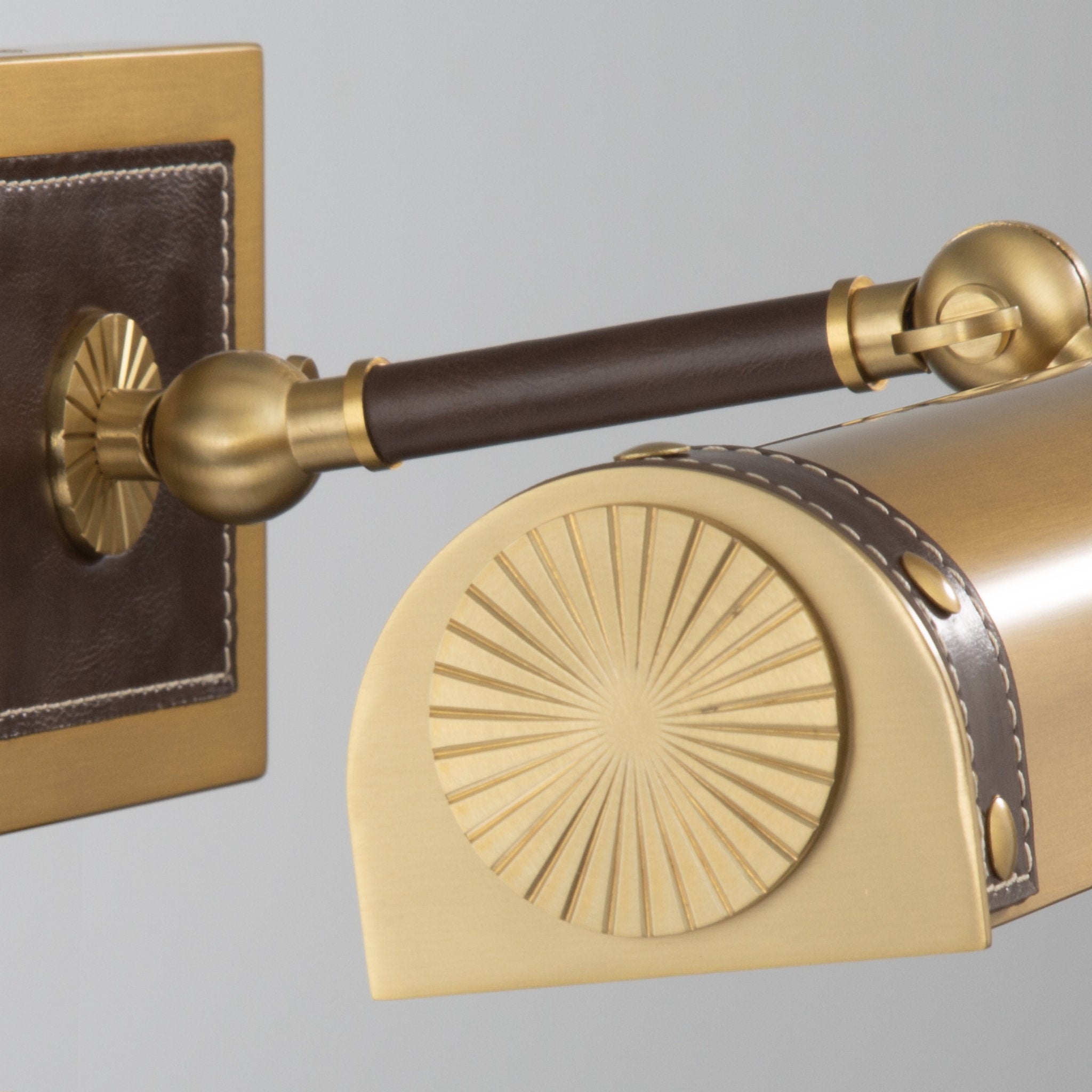 Libby Langdon Callahan 20.25'' LED Luxe Gold Picture Light Brown 20.25"W x 5"H x 9.25"D