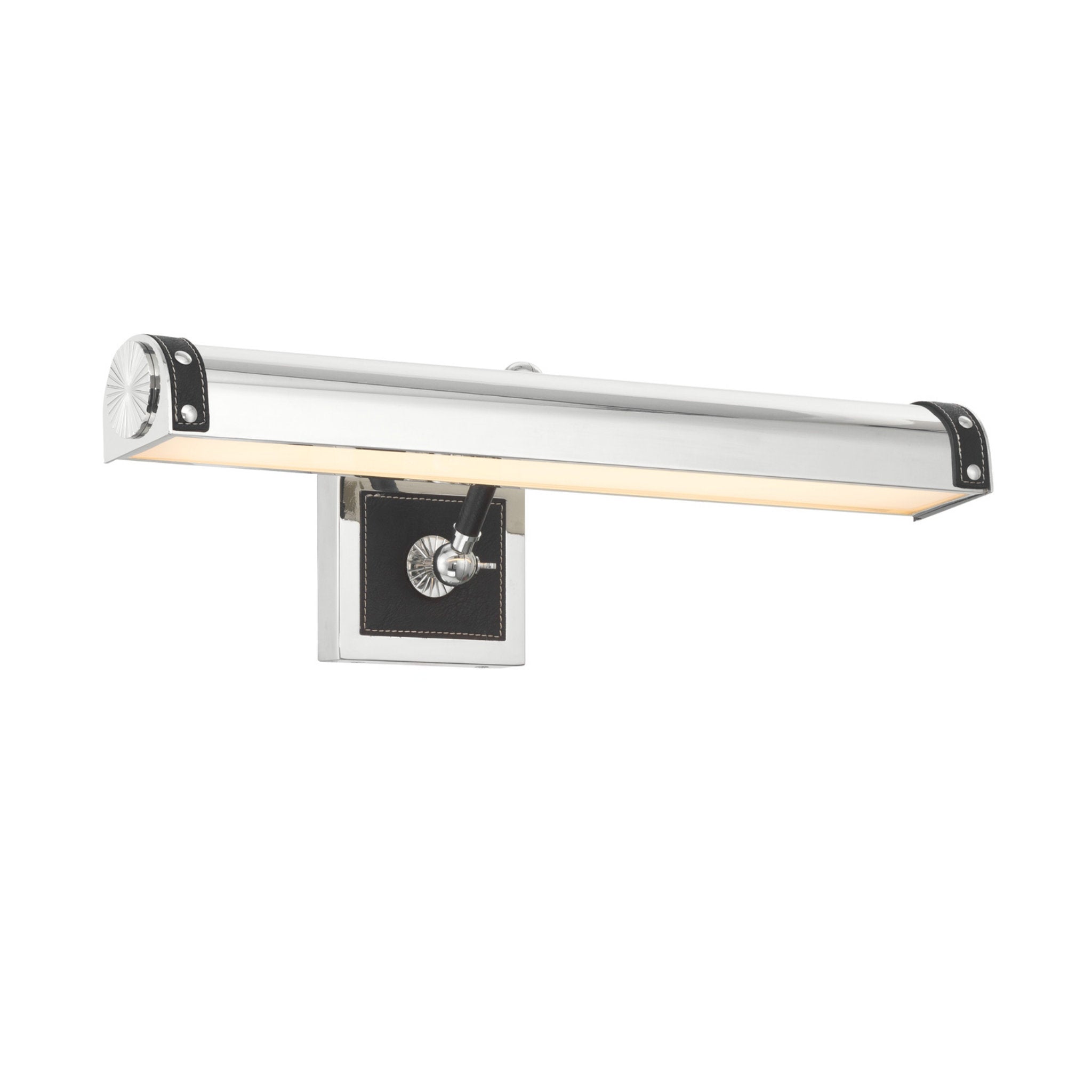 Libby Langdon Callahan 20.25'' LED Polished Nickel Picture Light Black 20.25"W x 5"H x 9.25"D