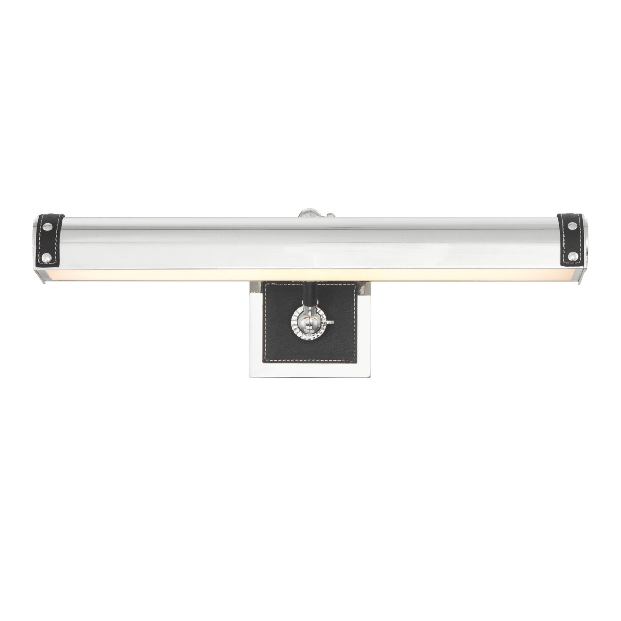 Libby Langdon Callahan 20.25'' LED Polished Nickel Picture Light Black 20.25"W x 5"H x 9.25"D