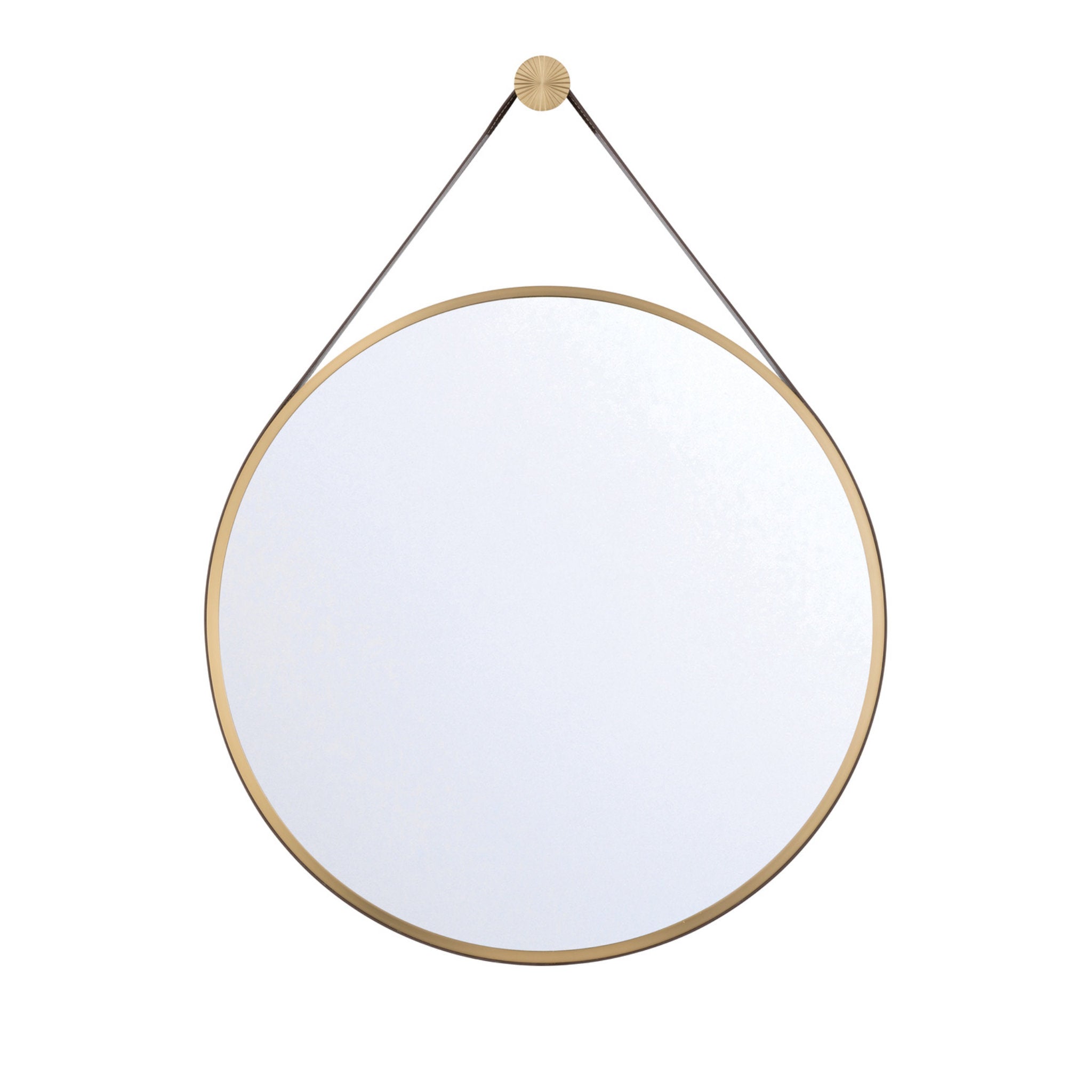 Libby Langdon Callahan 23.5'' Luxe Gold Mirror Brown 23.5"W x 31.5"H x 1.5"D