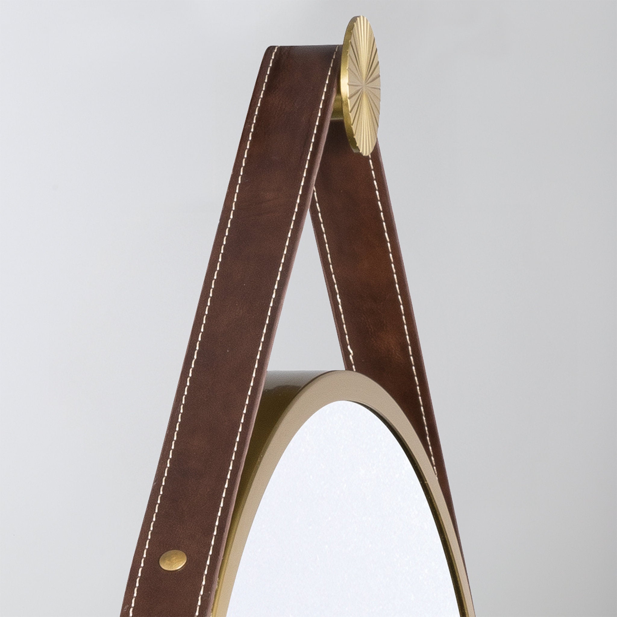 Libby Langdon Callahan 23.5'' Luxe Gold Mirror Brown 23.5"W x 31.5"H x 1.5"D