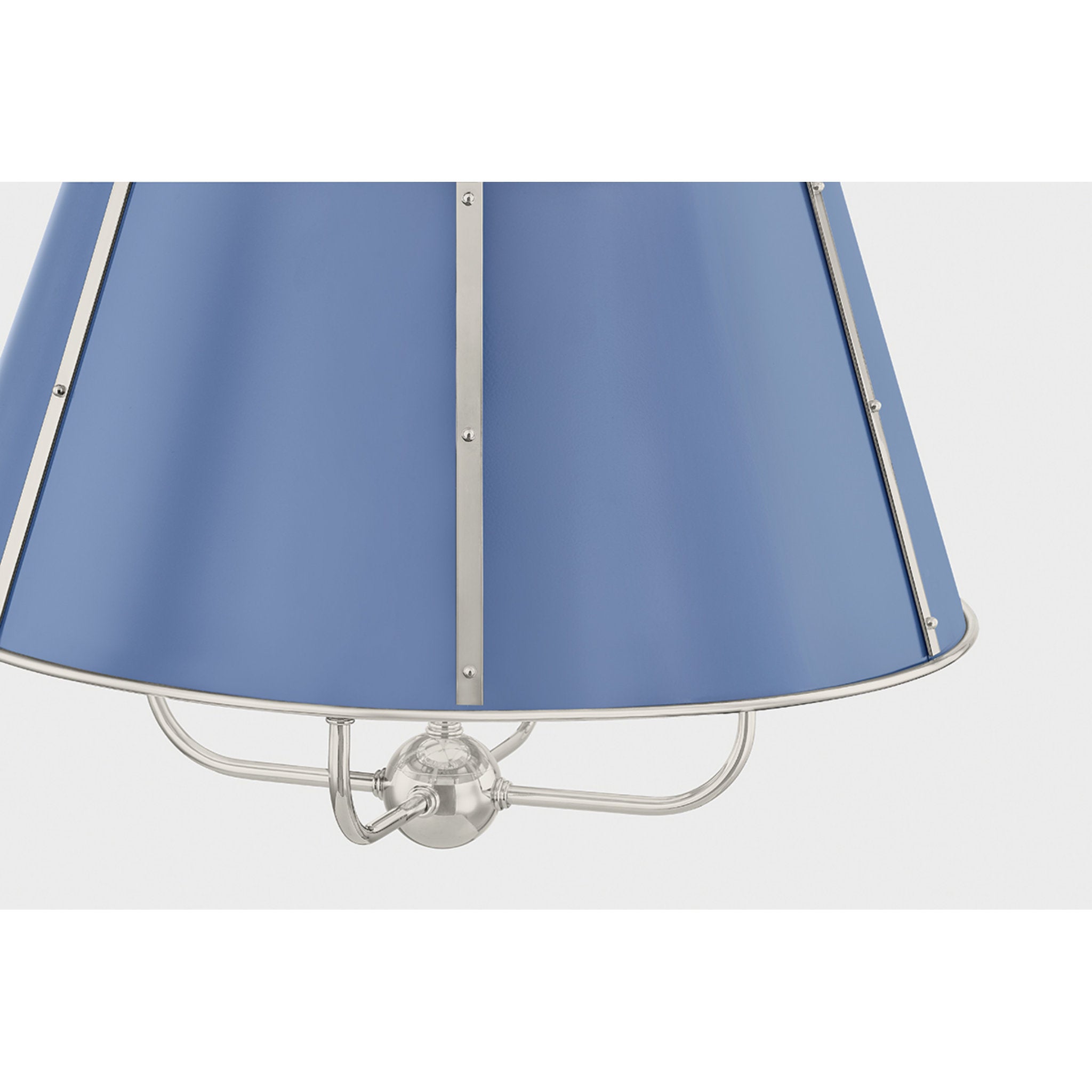 Cambridge 4-Light Chandelier in Polished Nickel by Mark D. Sikes 20.25W x 19.5H