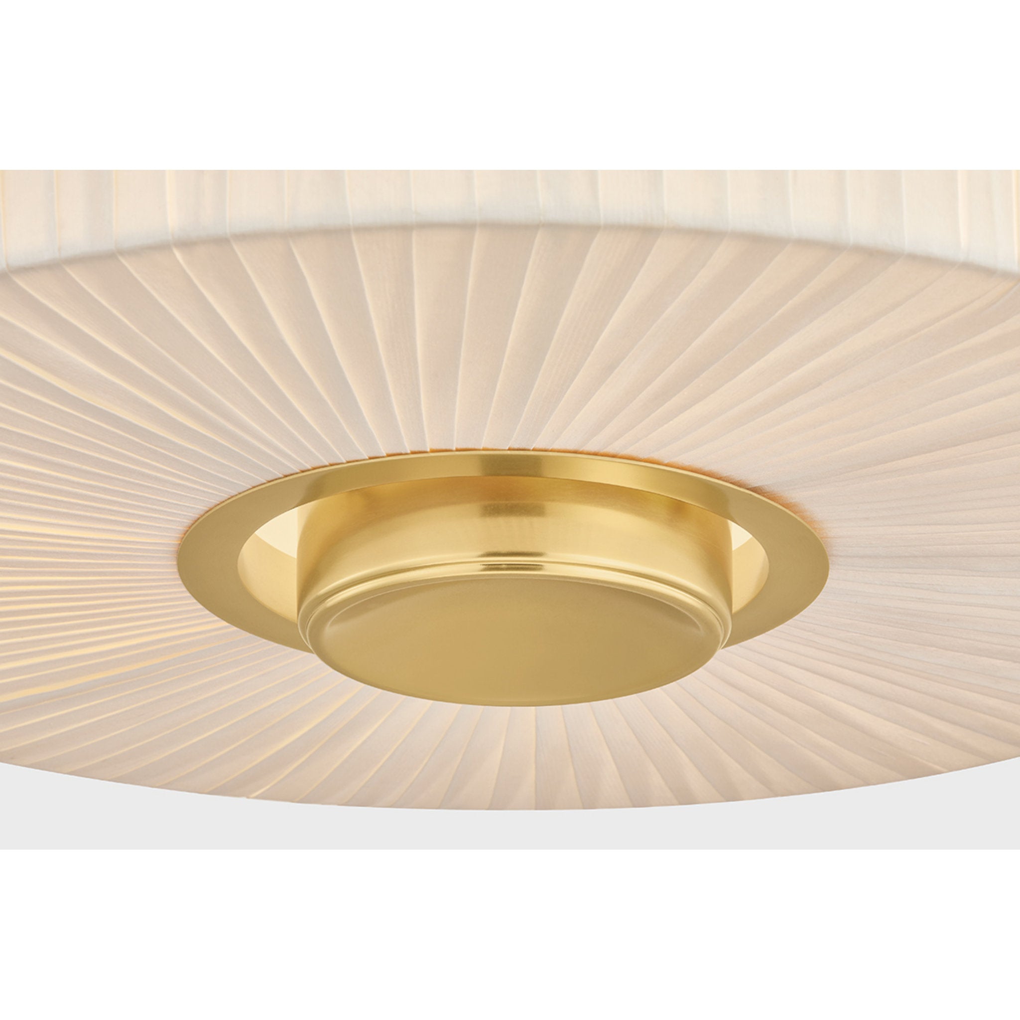 Camby 3-Light Pendant in Aged Brass 20W x 9.25H