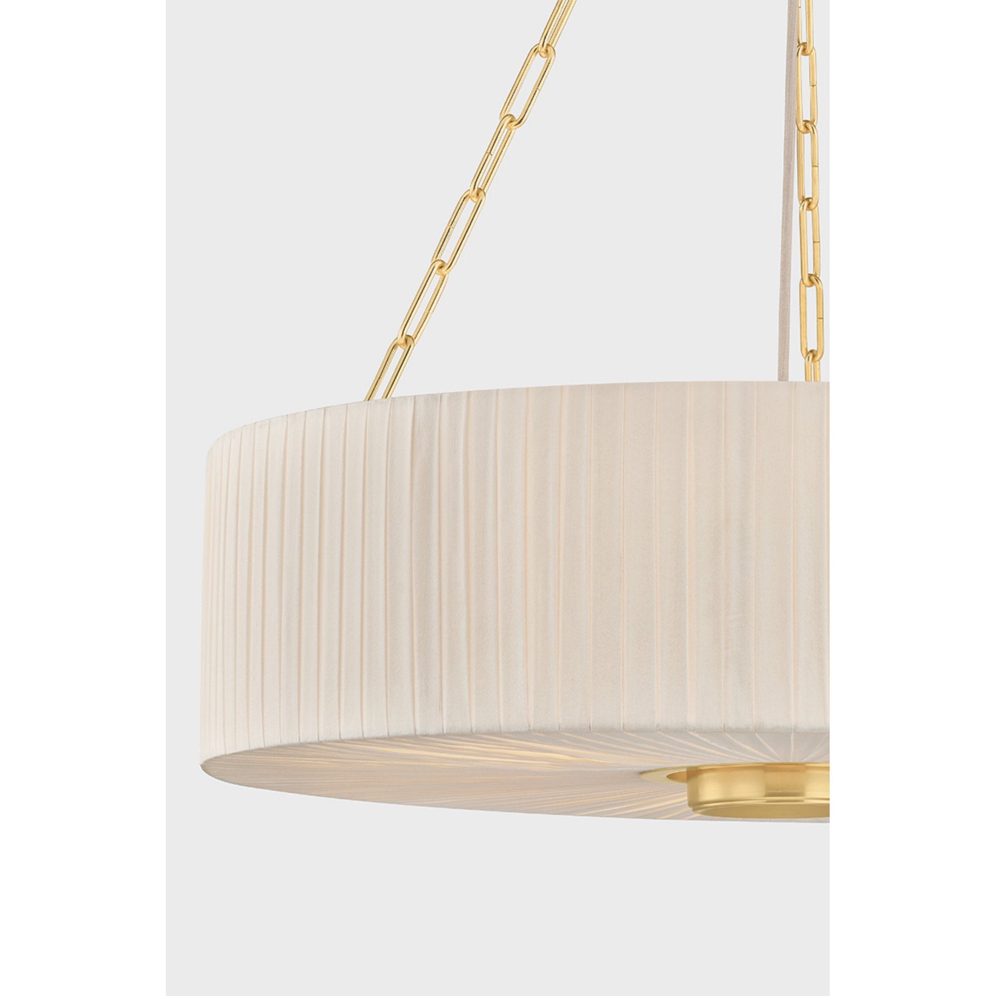 Camby 4-Light Chandelier in Aged Brass 30W x 9.5H