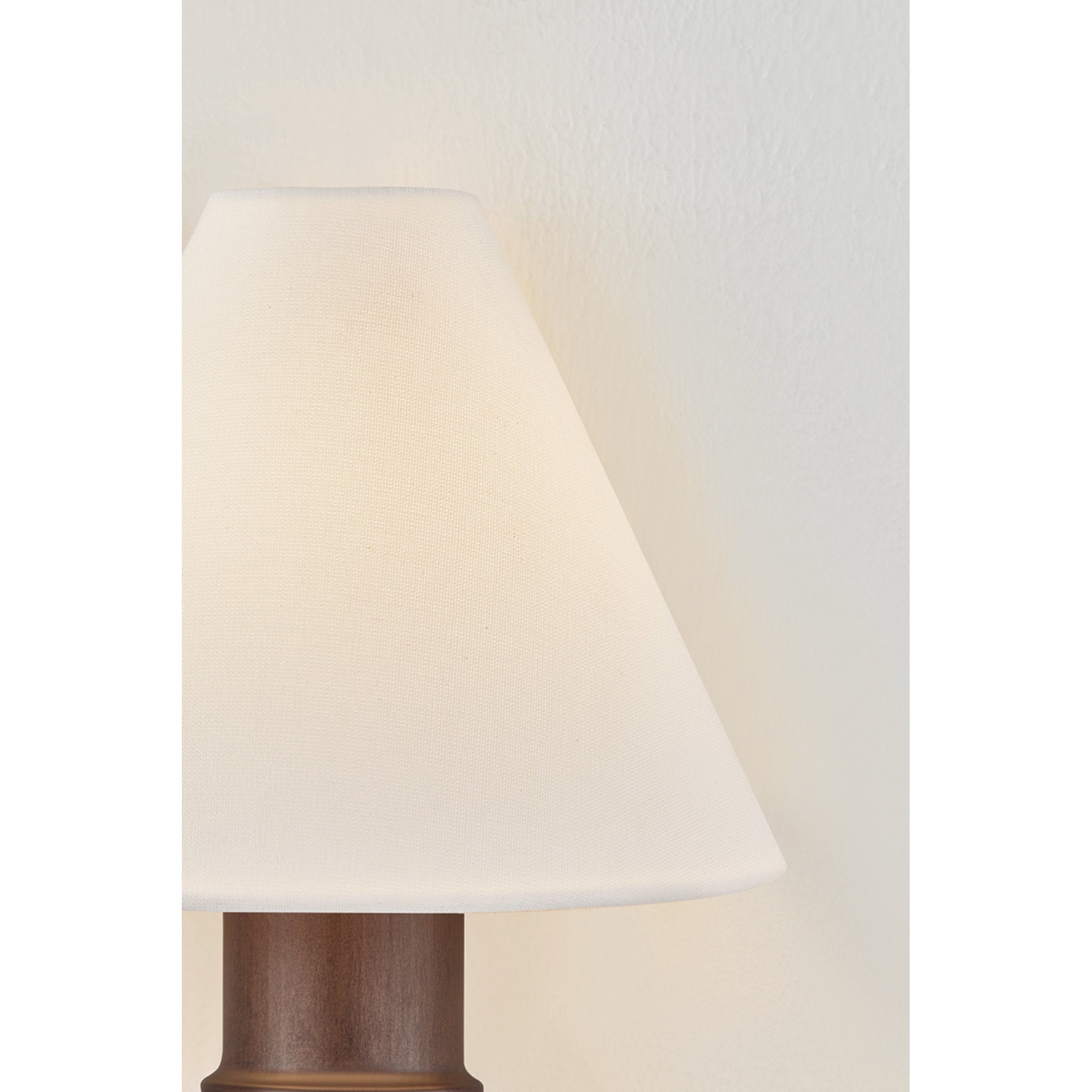 Candice 1-Light Wall Sconce in Aged Brass 8W x 10.75H
