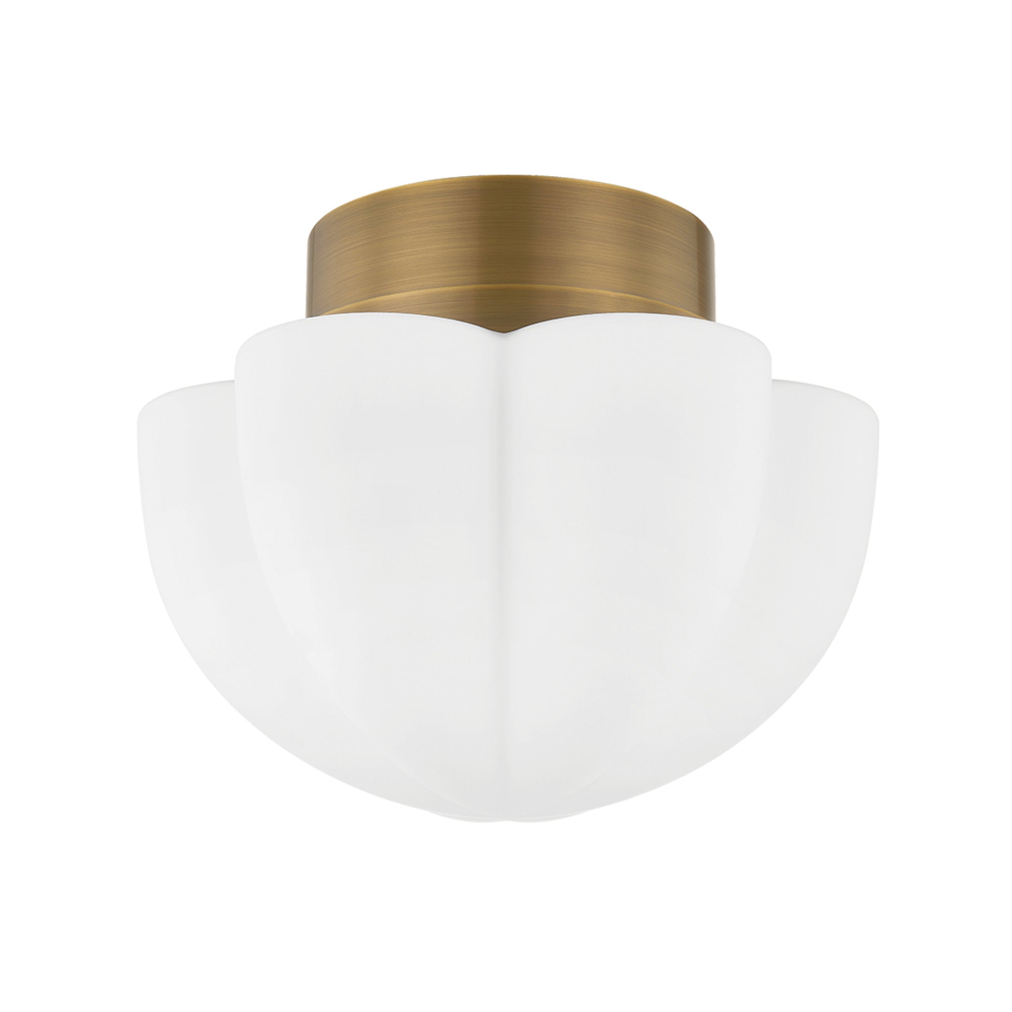 Seabrook 1-Light Flush Mount in Historic Bronze by Cortney Bishop 15W x 11.75H