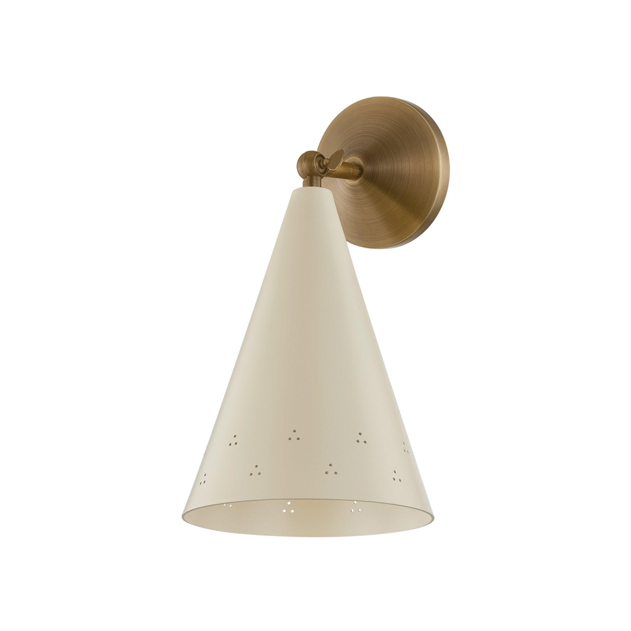 Pawley 1-Light Wall Sconce in Historic Bronze by Cortney Bishop 7W x 12.75H