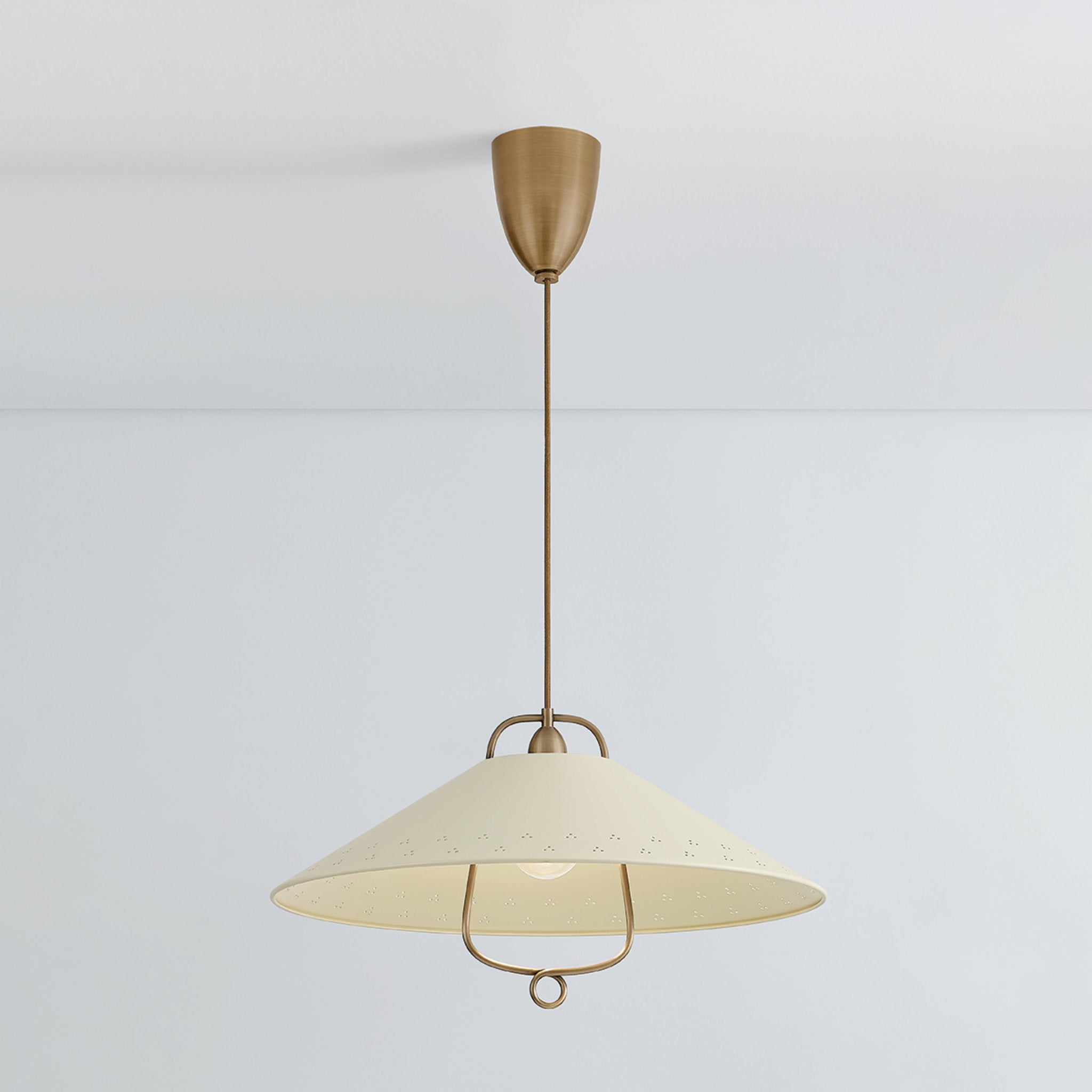 Pawley 1-Light Pendant in Historic Bronze by Cortney Bishop 23.5W x 13H