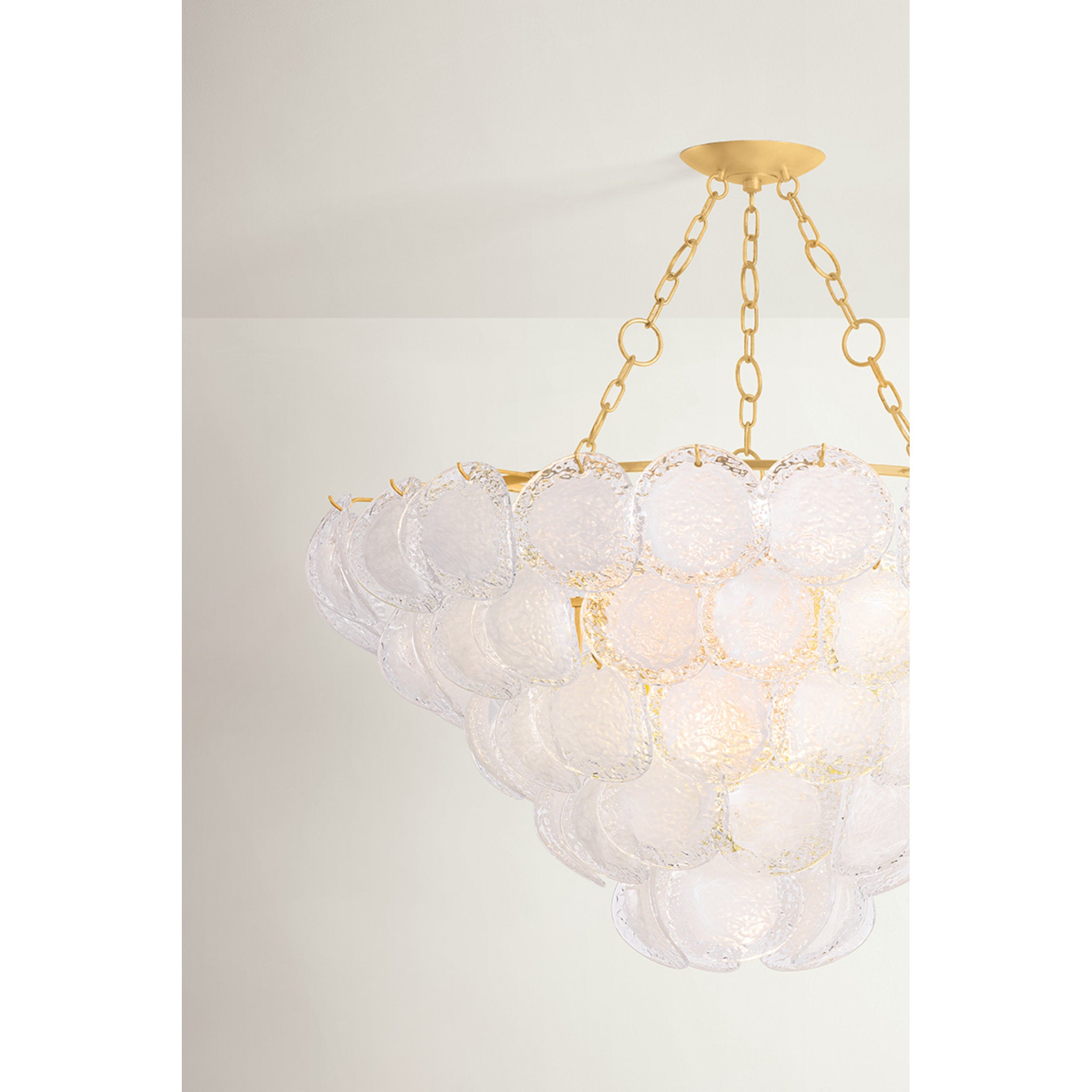 Cedar Hill 17-Light Chandelier in Vintage Gold Leaf 47.25W x 24.25H