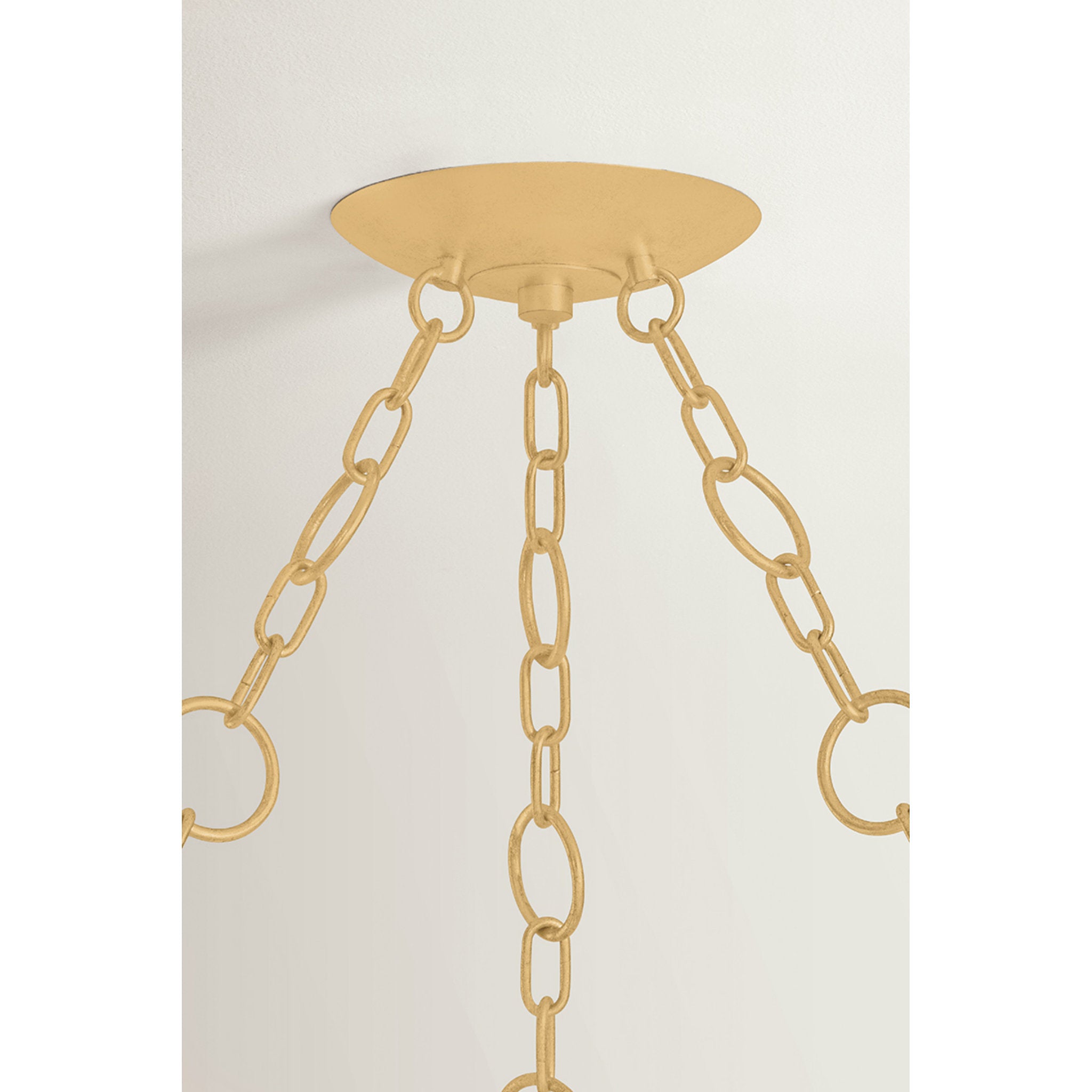 Cedar Hill 17-Light Chandelier in Vintage Gold Leaf 47.25W x 24.25H