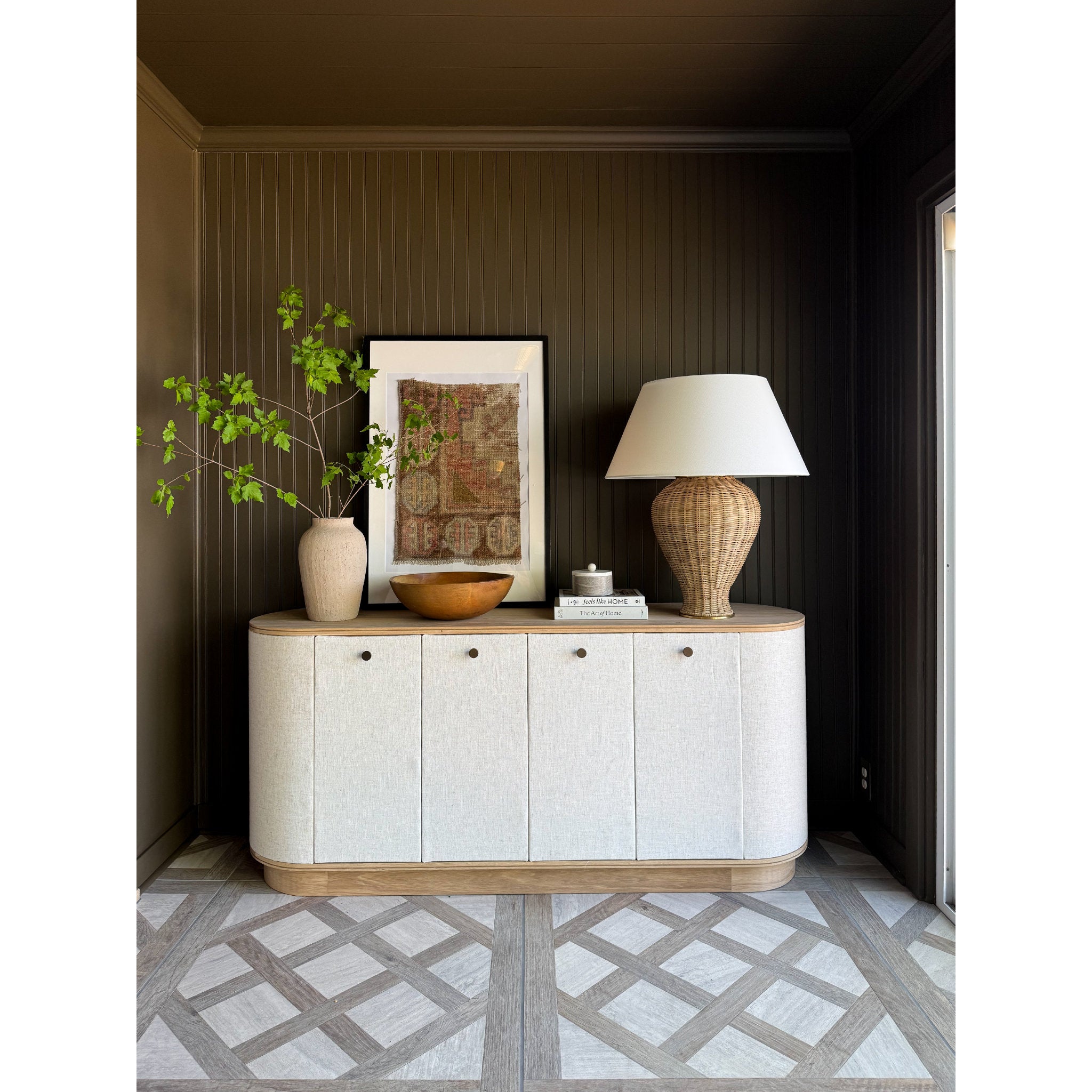 Chatsworth 1-Light Table Lamp in Aged Brass by Mark D. Sikes 24W x 29.5H