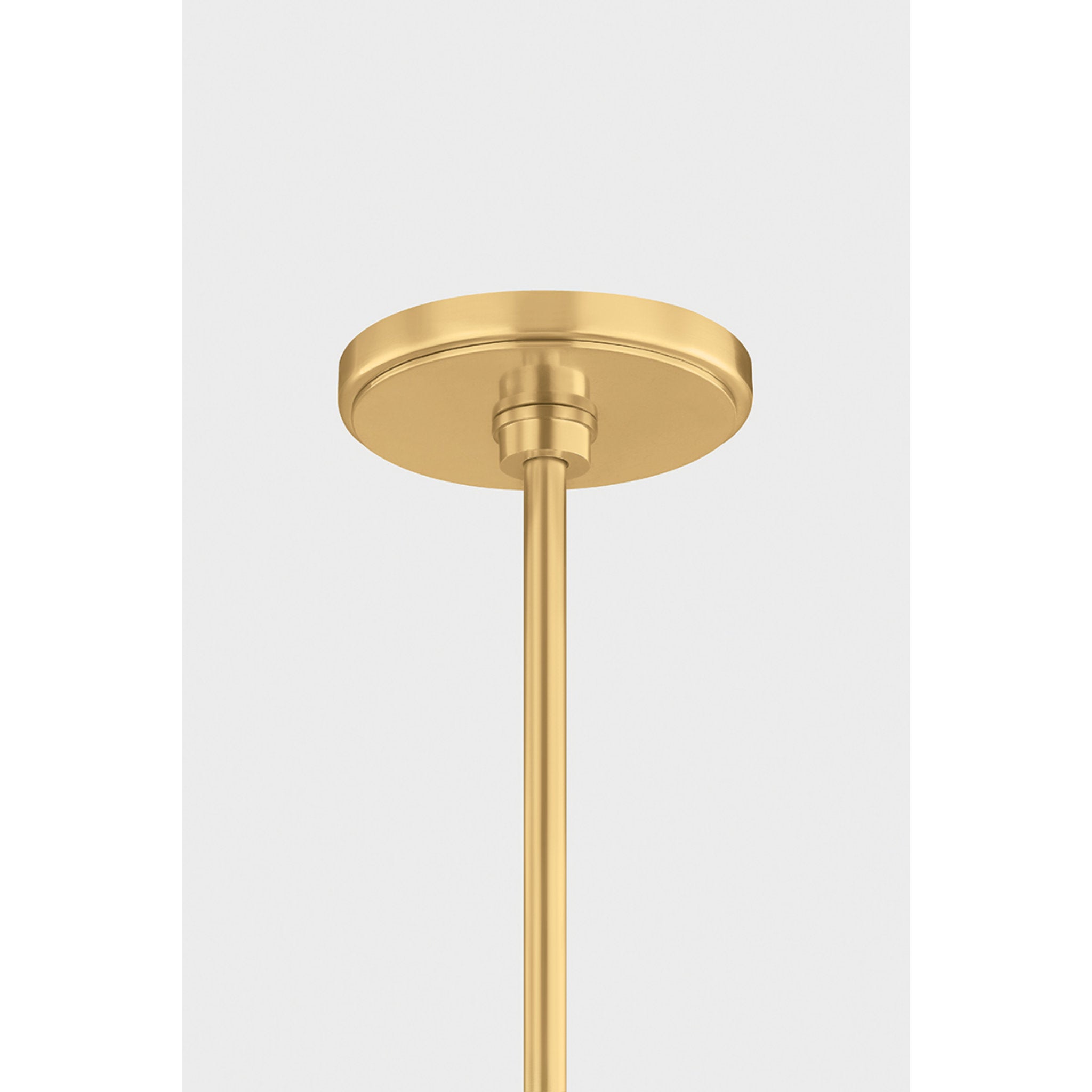 Chatton 1-Light Pendant in Aged Brass 12W x 15.5H
