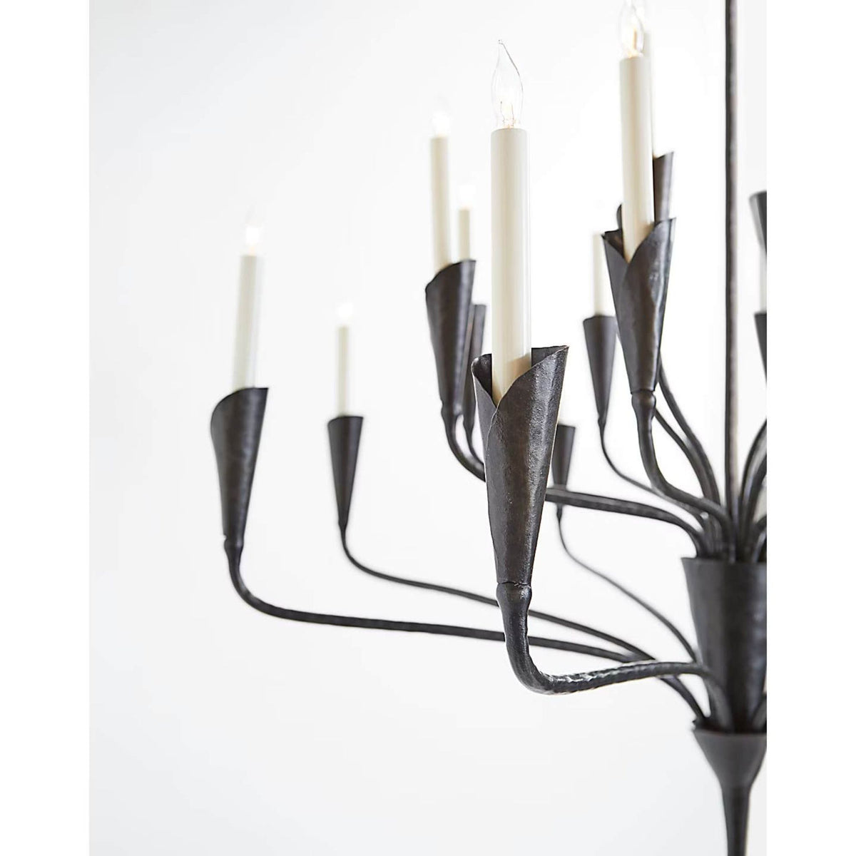 Chapman & Myers Aiden Large Chandelier in Aged Iron W40.5" x H44.5"