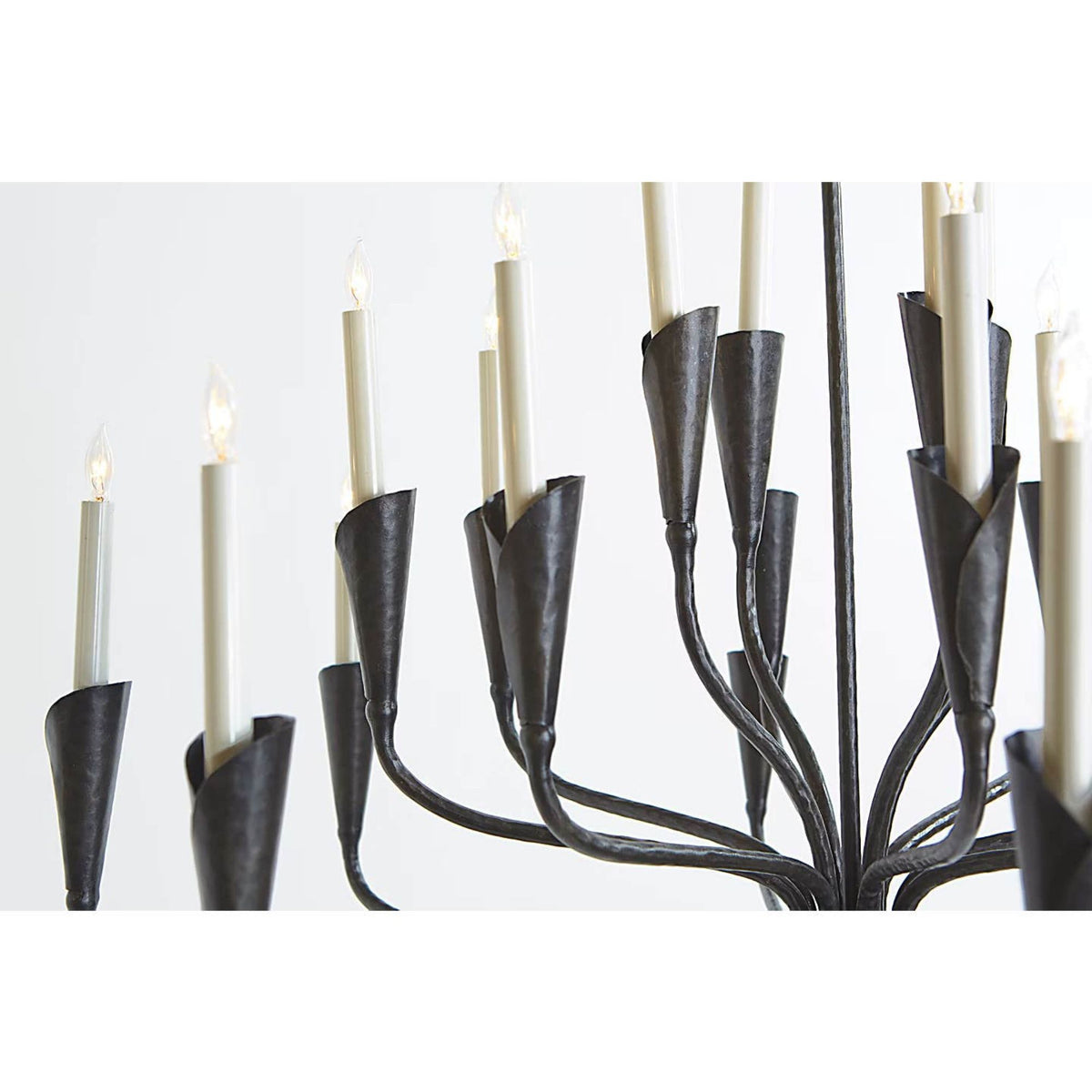 Chapman & Myers Aiden Large Chandelier in Aged Iron W40.5" x H44.5"