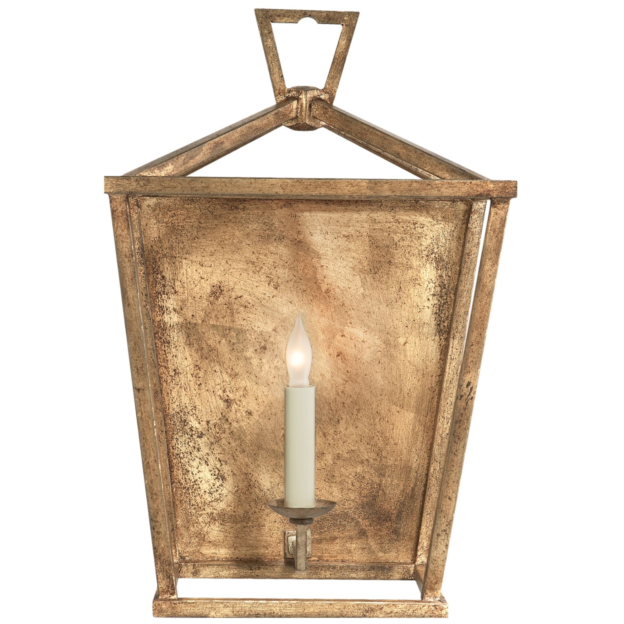 Chapman & Myers Darlana Wall Lantern in Gilded Iron W11