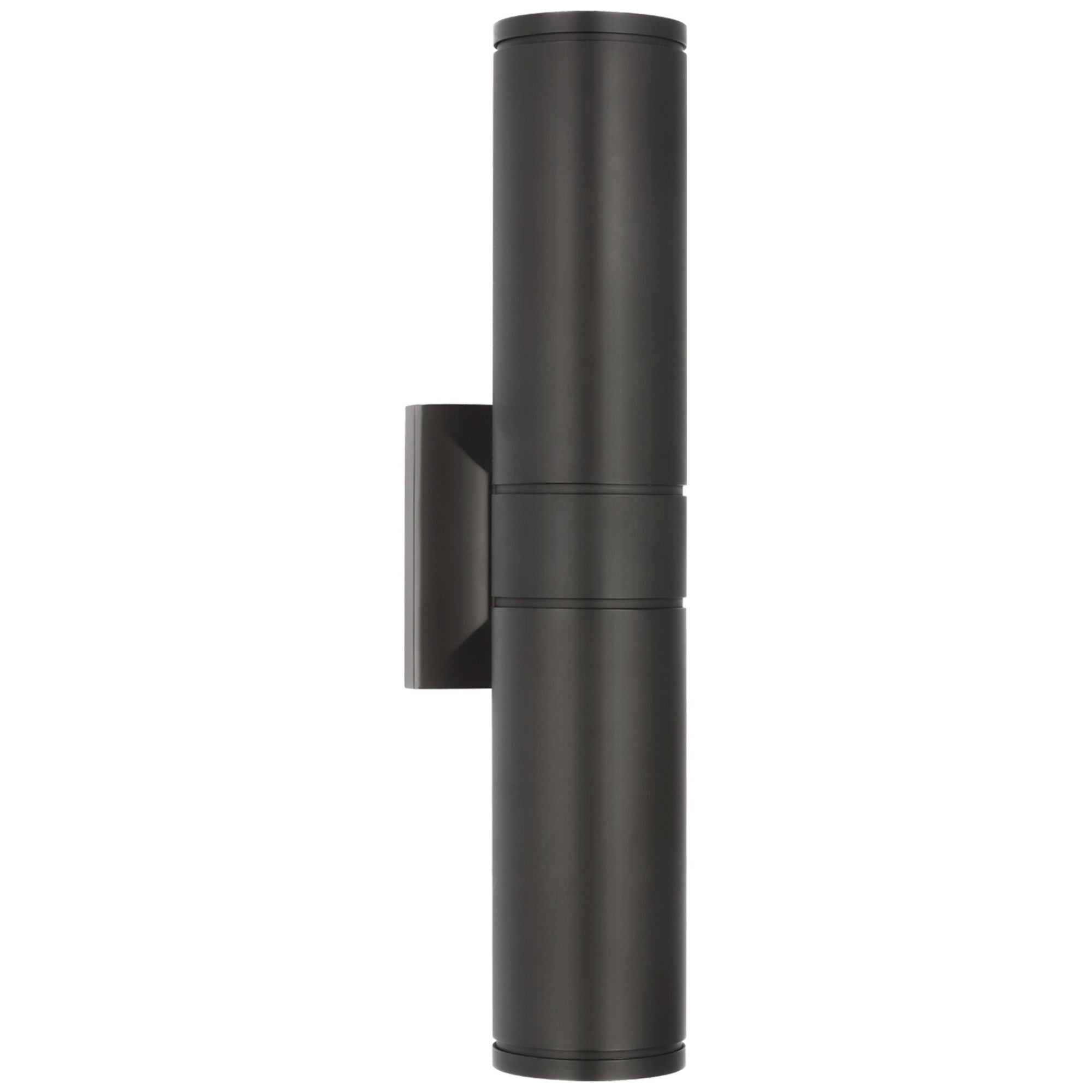 Chapman & Myers Provo 20" Canister Light in Matte Black Wall Light W4.5" x H20"