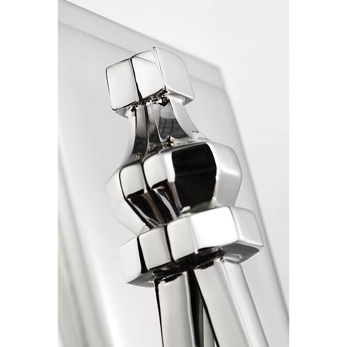 Chapman & Myers Mykonos Medium Sconce in Polished Nickel W4.75" x H16" x E7"