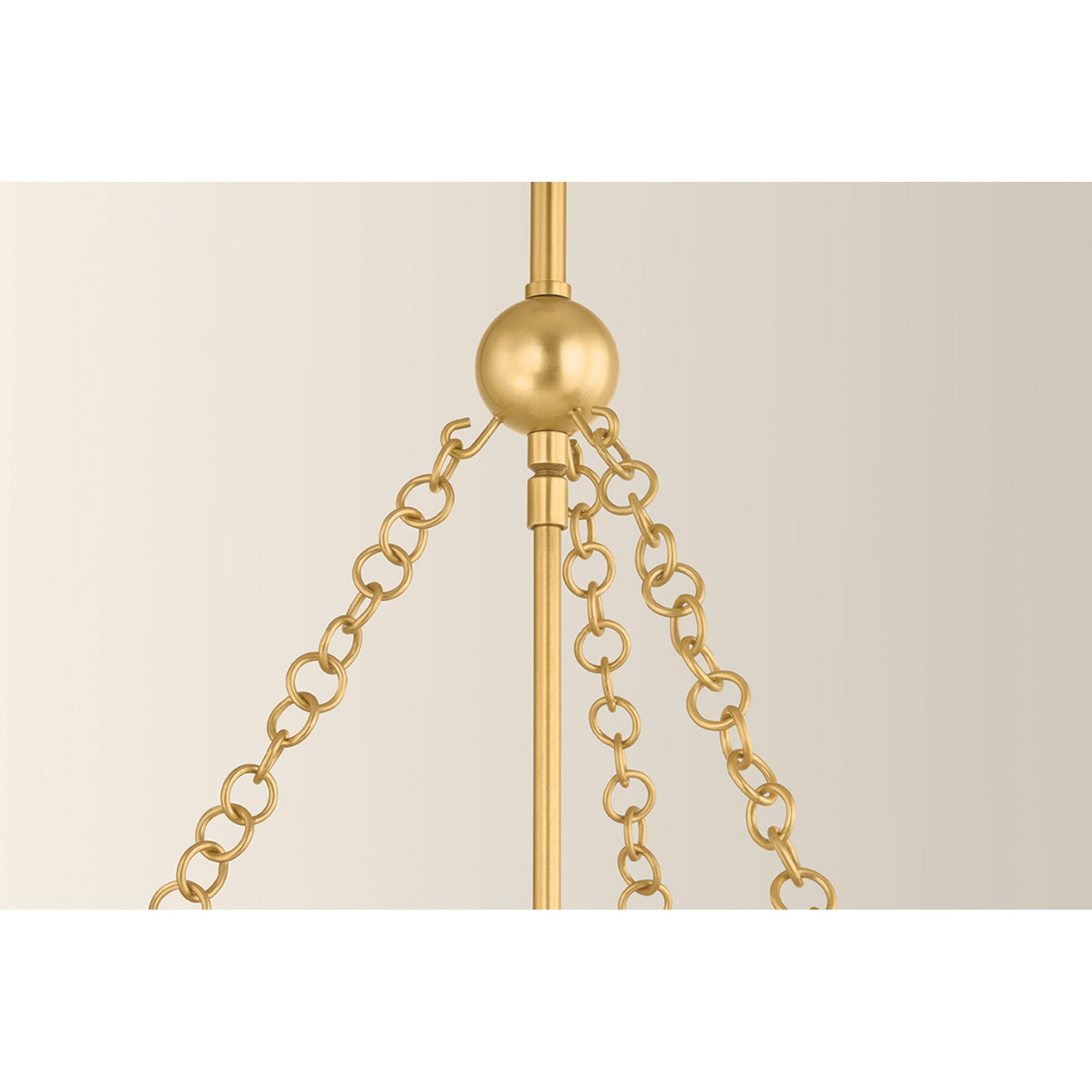Clarisse 4-Light Lantern in Aged Brass 16W x 26.25H (Soft Bisque)