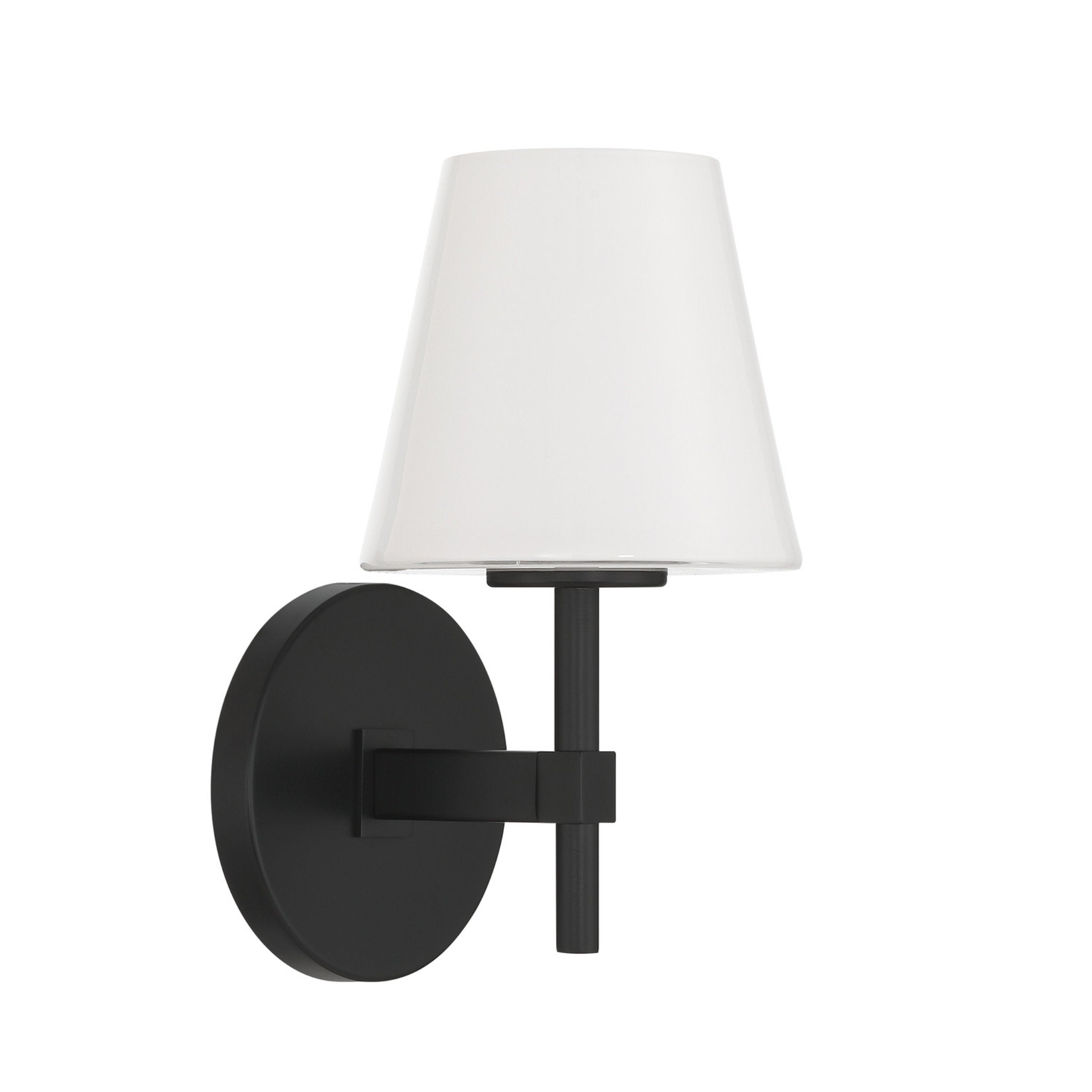 Colton 6'' Black Sconce Black 6"W x 11.5"H x 7.5"D