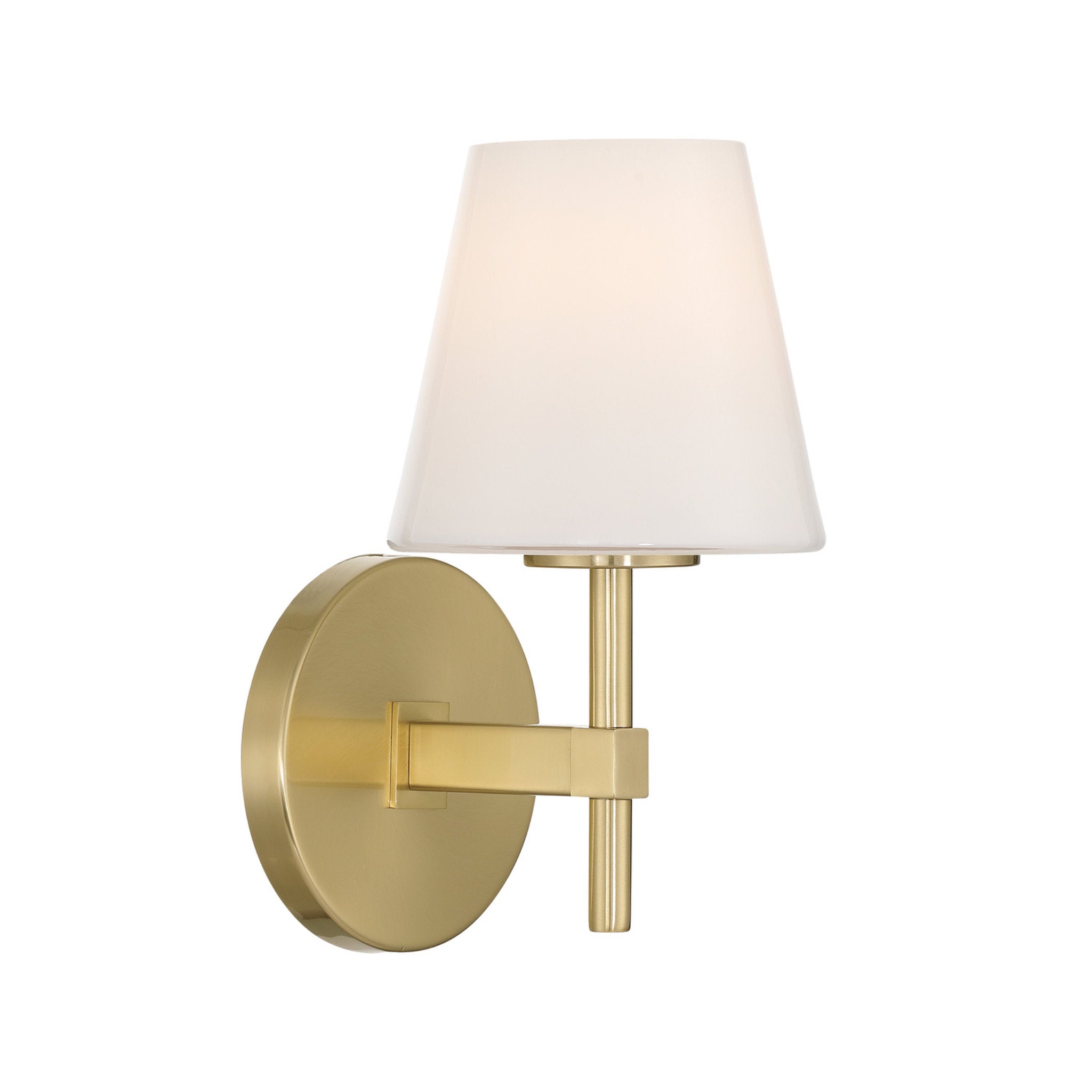 Colton 6'' Vibrant Gold Sconce Gold 6"W x 11.5"H x 7.5"D