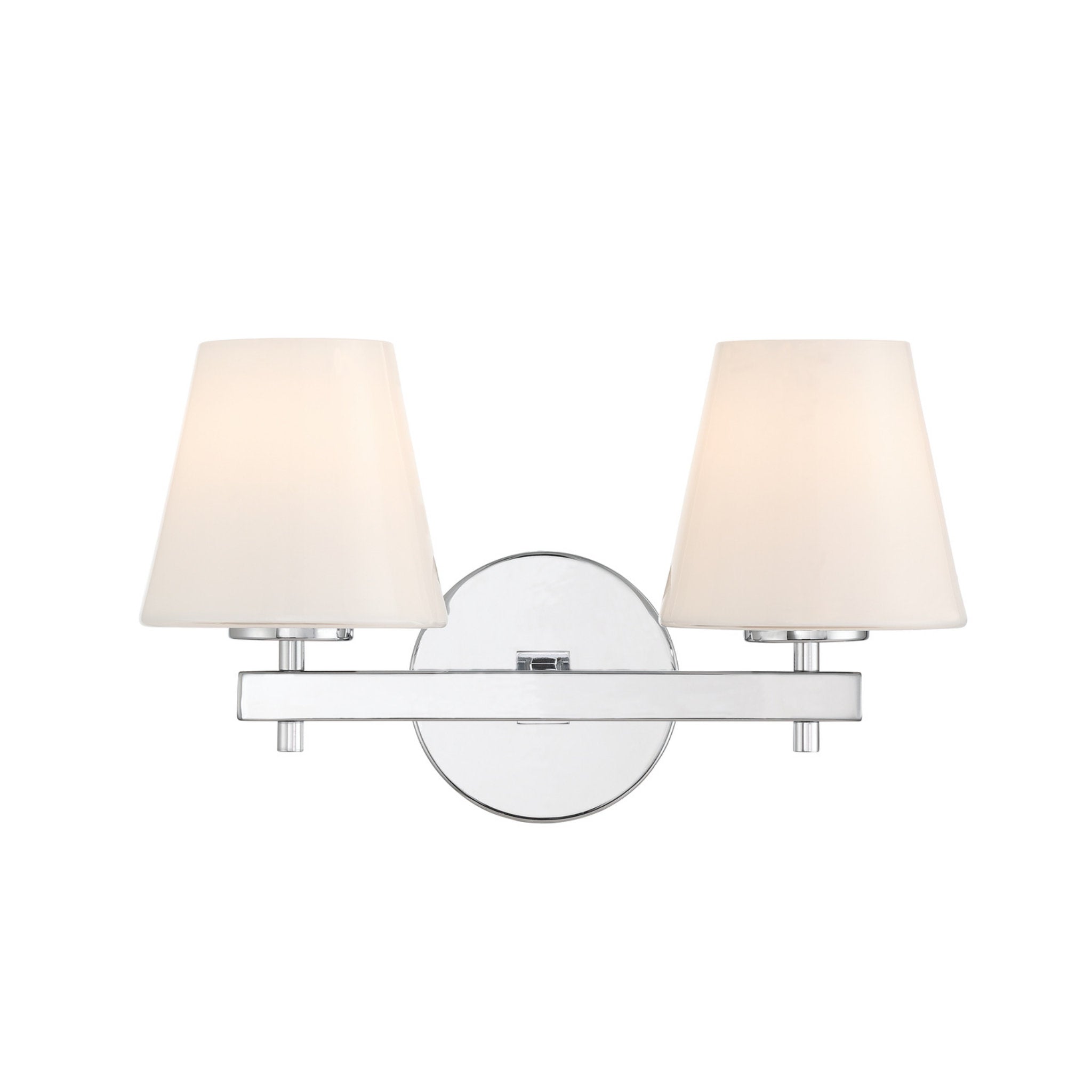 Colton 16'' Polished Chrome Sconce Silver 16"W x 10"H x 7.5"D