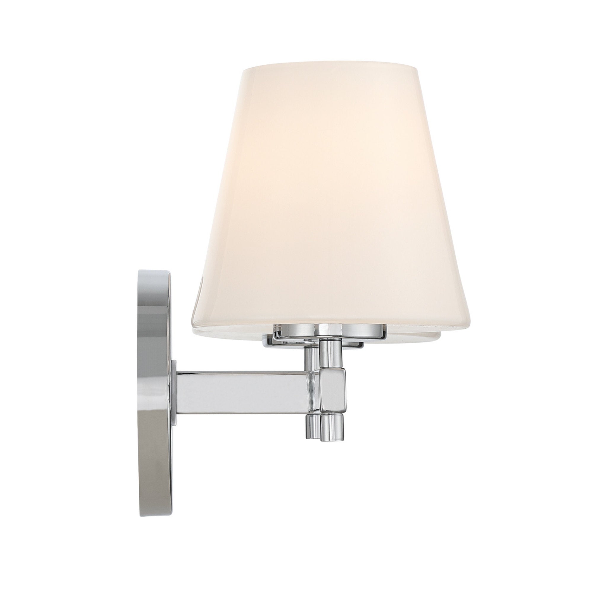 Colton 16'' Polished Chrome Sconce Silver 16"W x 10"H x 7.5"D