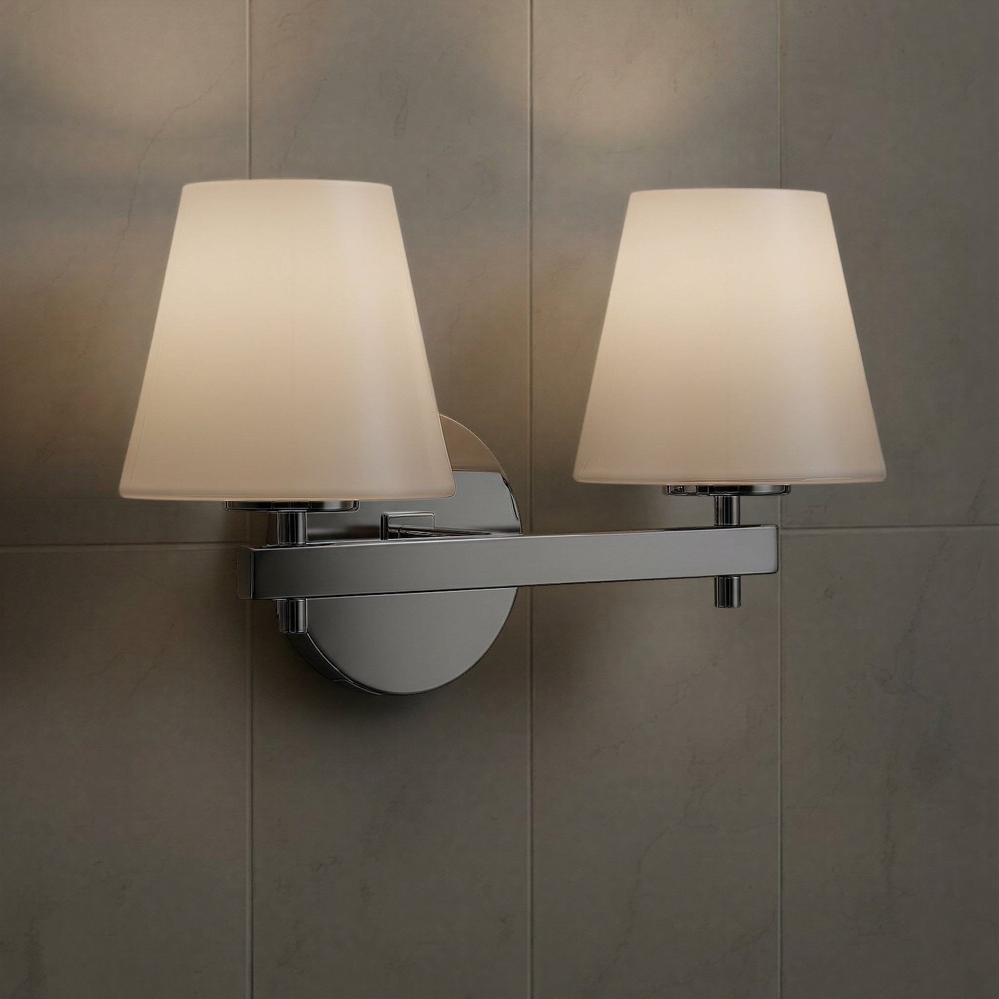 Colton 16'' Polished Chrome Sconce Silver 16"W x 10"H x 7.5"D