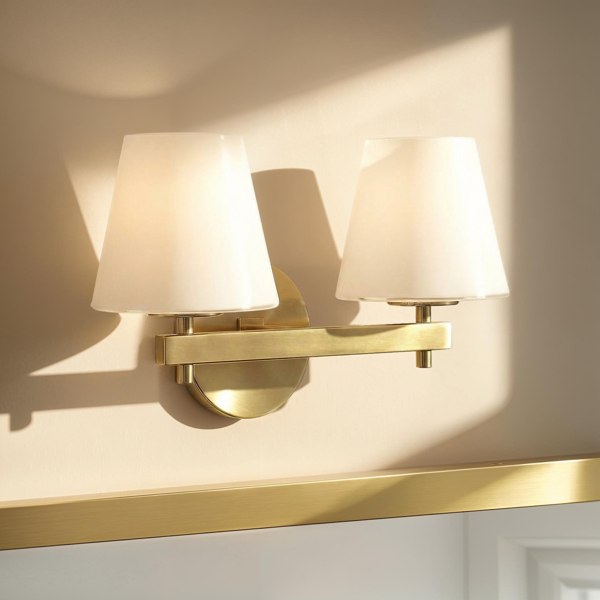 Colton 16'' Vibrant Gold Sconce Gold 16"W x 10"H x 7.5"D
