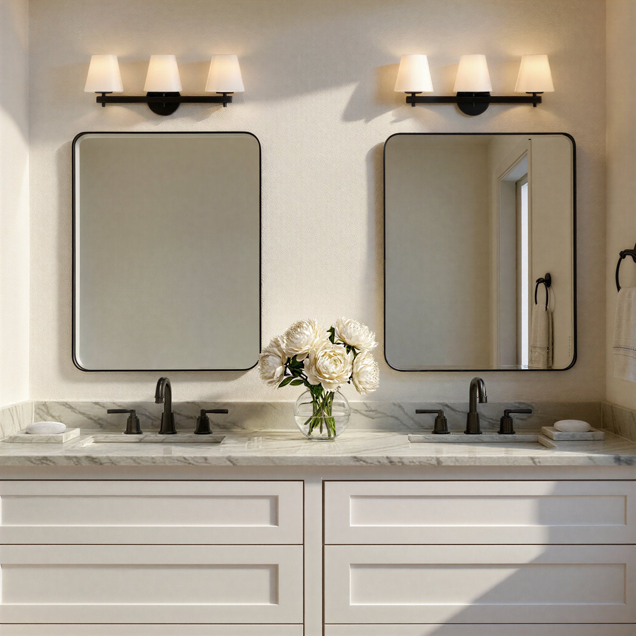 Colton 24.5'' Black Bathroom Vanity Black 24.5"W x 10"H x 7.5"D