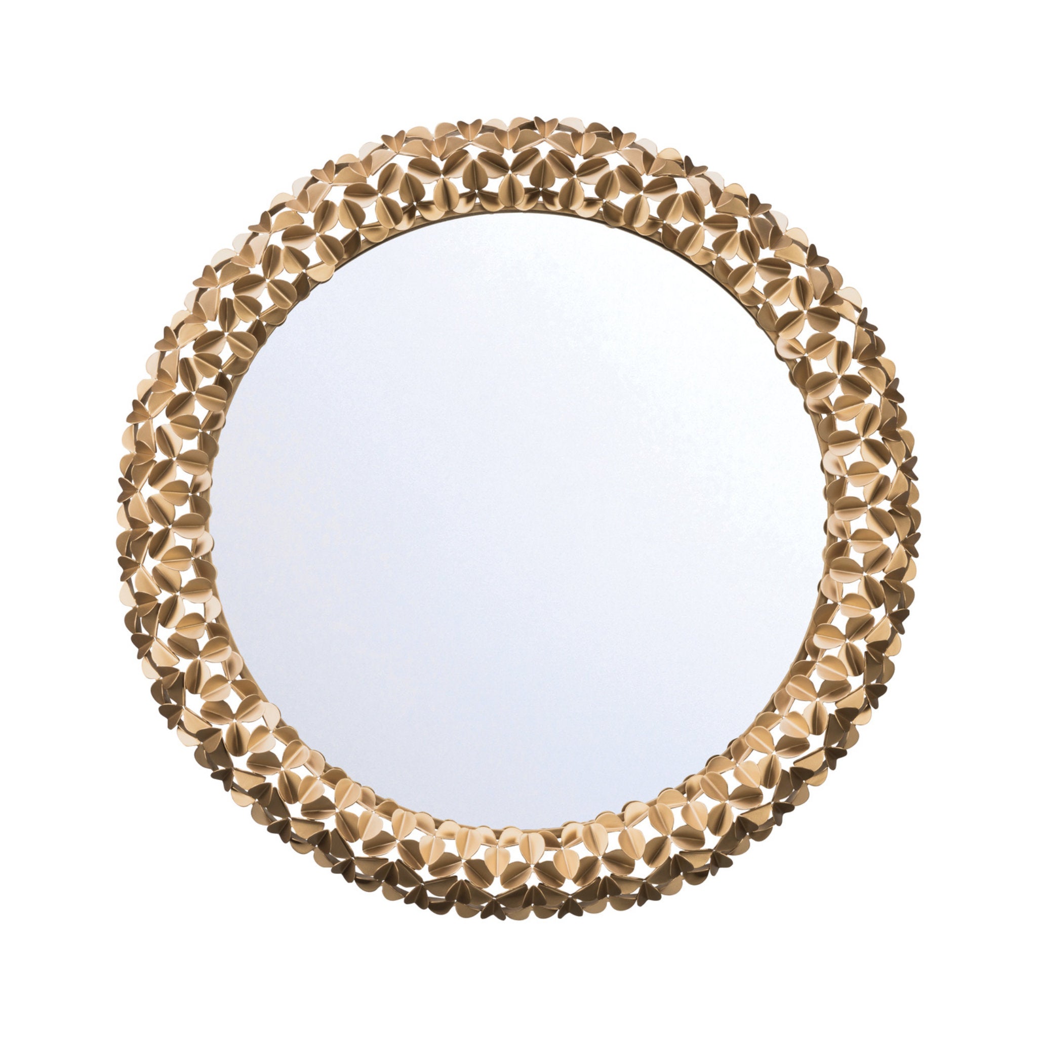 Cora 30'' Soft Gold Mirror Gold 30"W x 30"H x 2.25"D