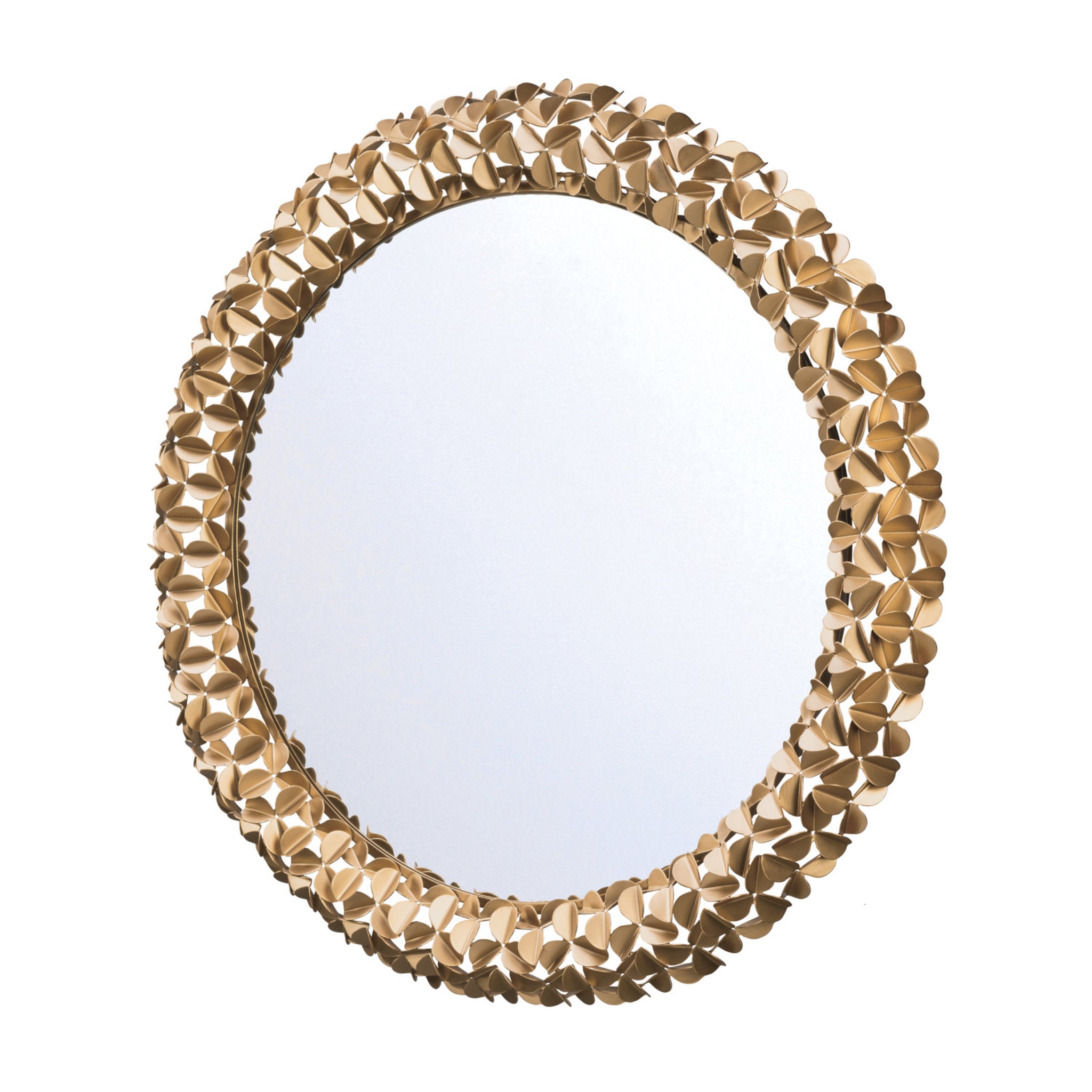 Cora 30'' Soft Gold Mirror Gold 30"W x 30"H x 2.25"D