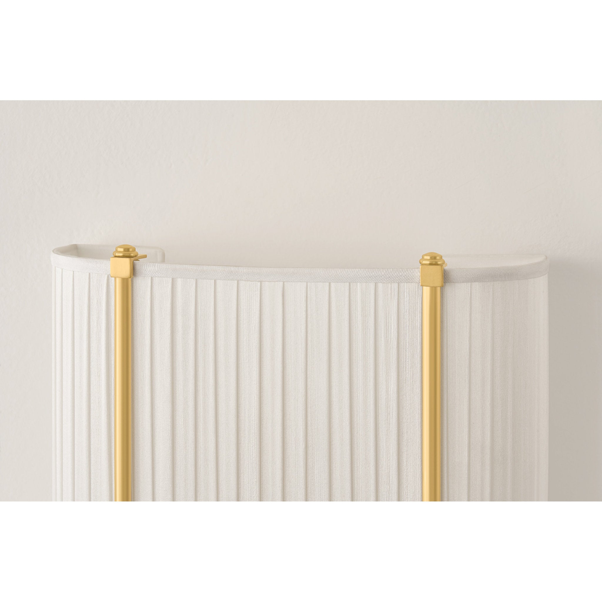 Cornell 2-Light Wall Sconce in Aged Brass by Augusta Hoffman 12W x 8.75H