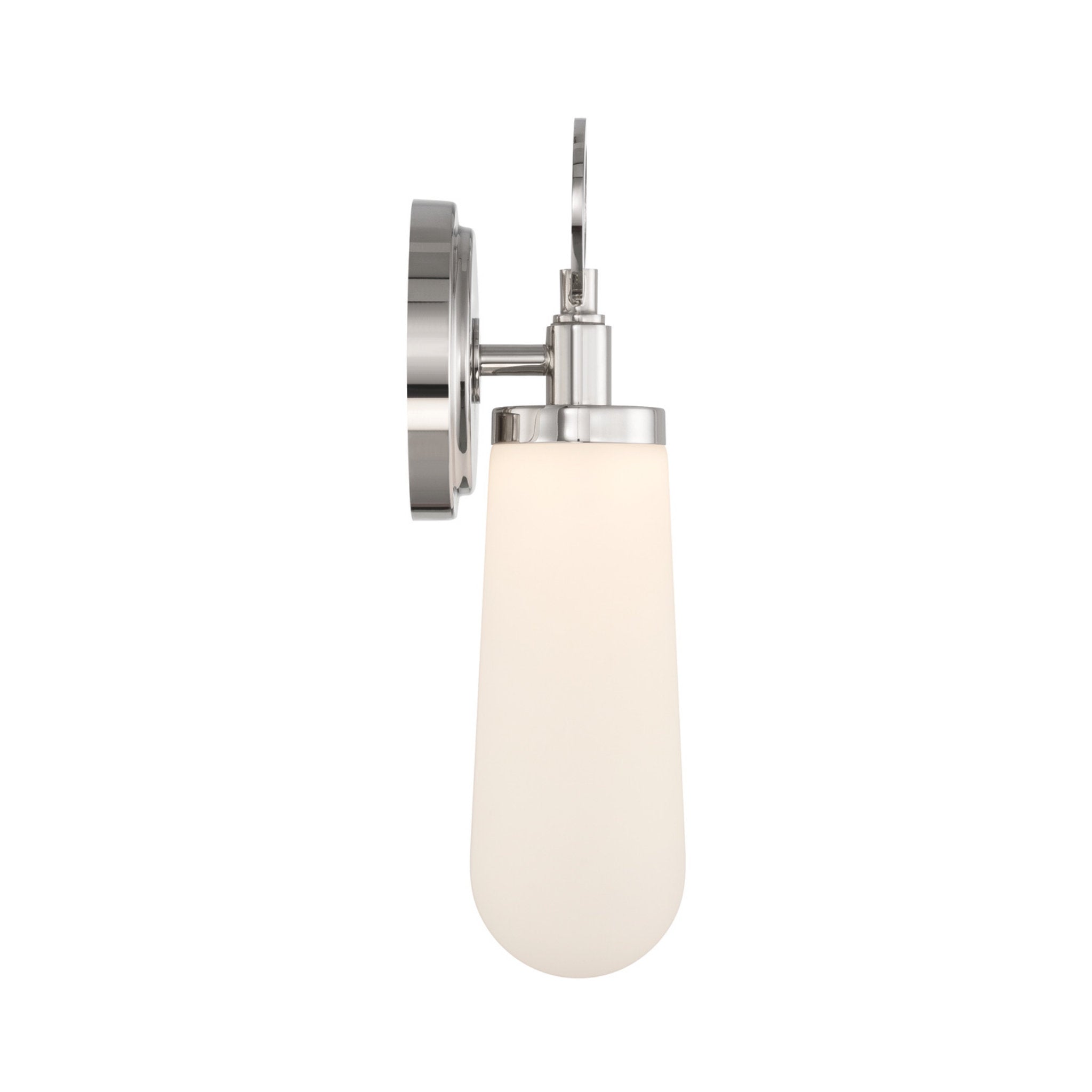 Calvin 4.75'' Integrated LED Polished Nickel Sconce Silver 4.75"W x 12.75"H x 4"D