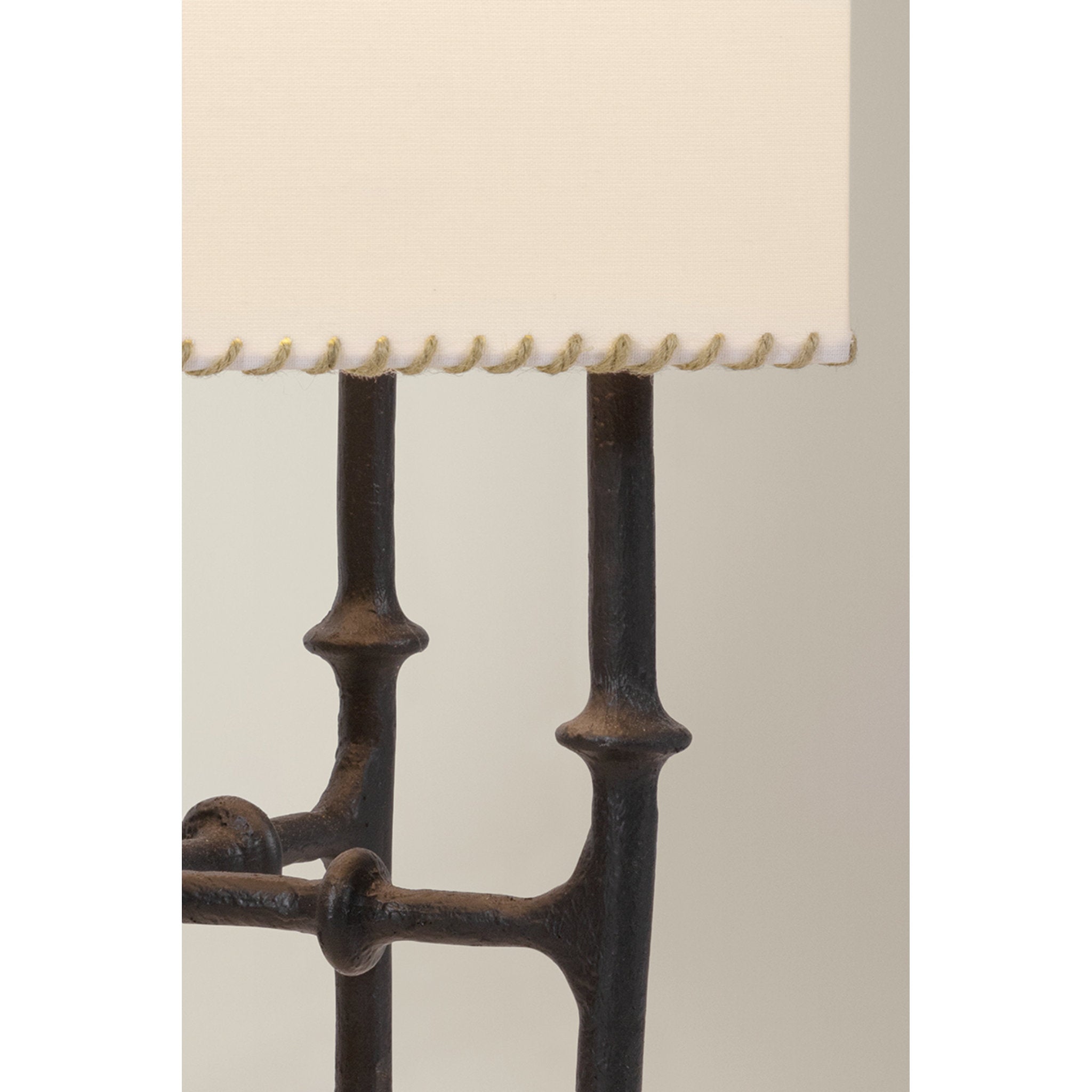 Cy 3-Light Floor Lamp in Black Iron by Augusta Hoffman 12L x 12W x 56.25H