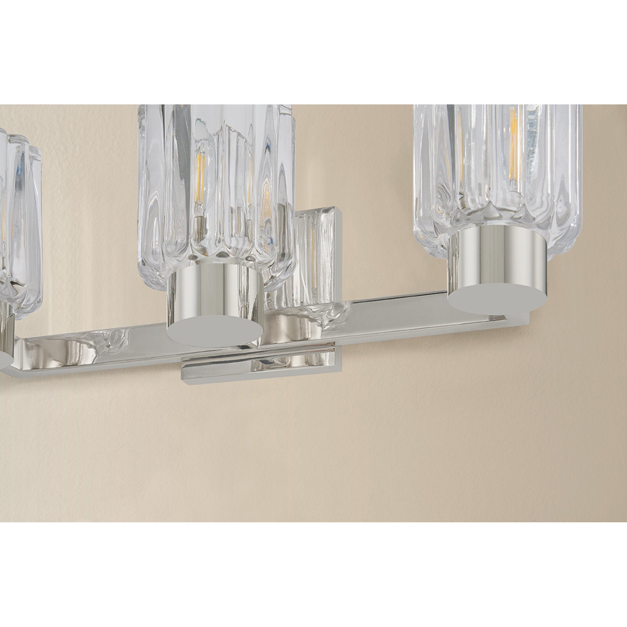 Danae 3-Light Bath and Vanity in Polished Nickel 5L x 18W x 6.25H
