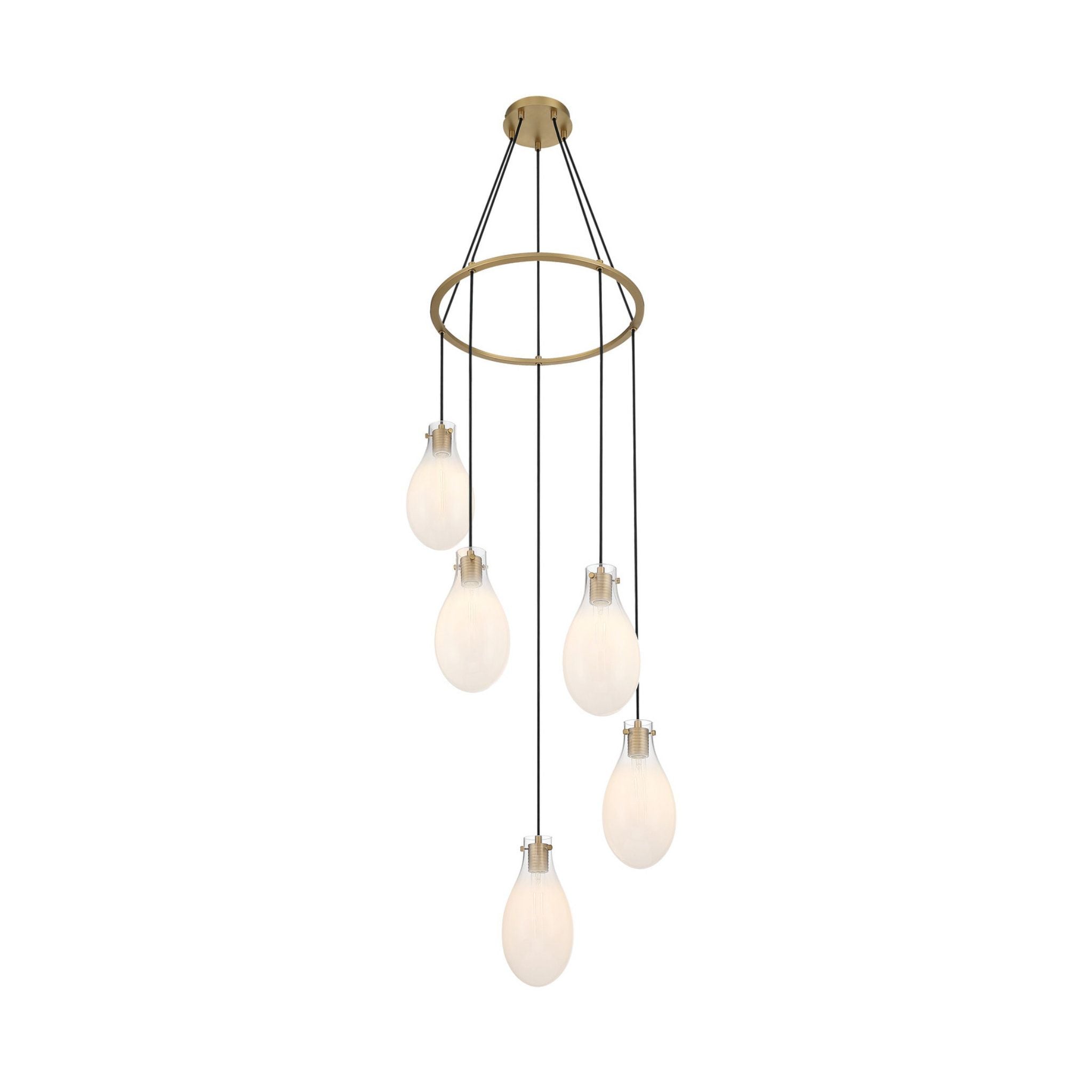 Davis 23.25" LED Multi-Light Gold Pendant 5-Light 23.25"W x 20"H x 23.25"D