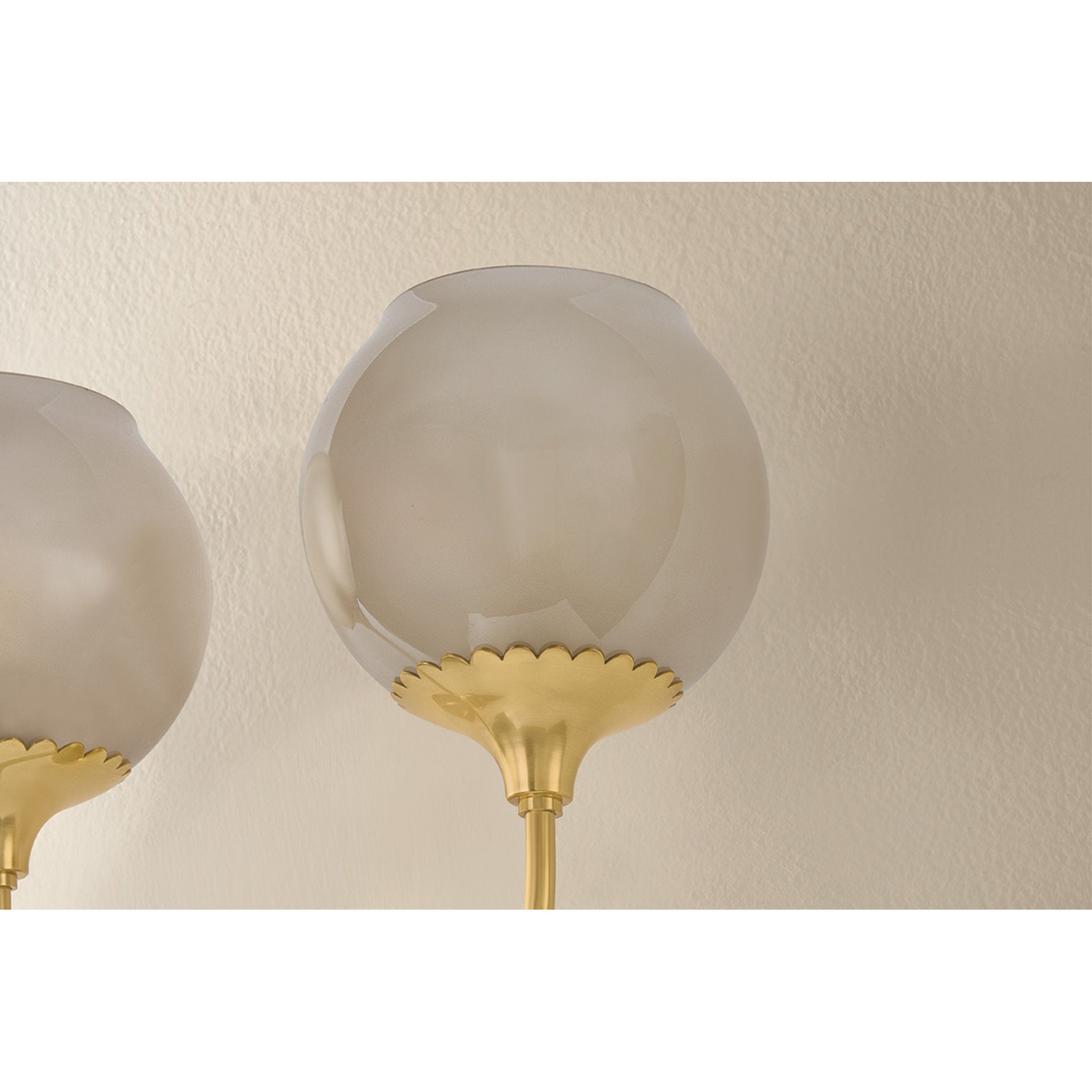 Daya 2-Light Wall Sconce in Aged Brass 7L x 13.75W x 12.5H