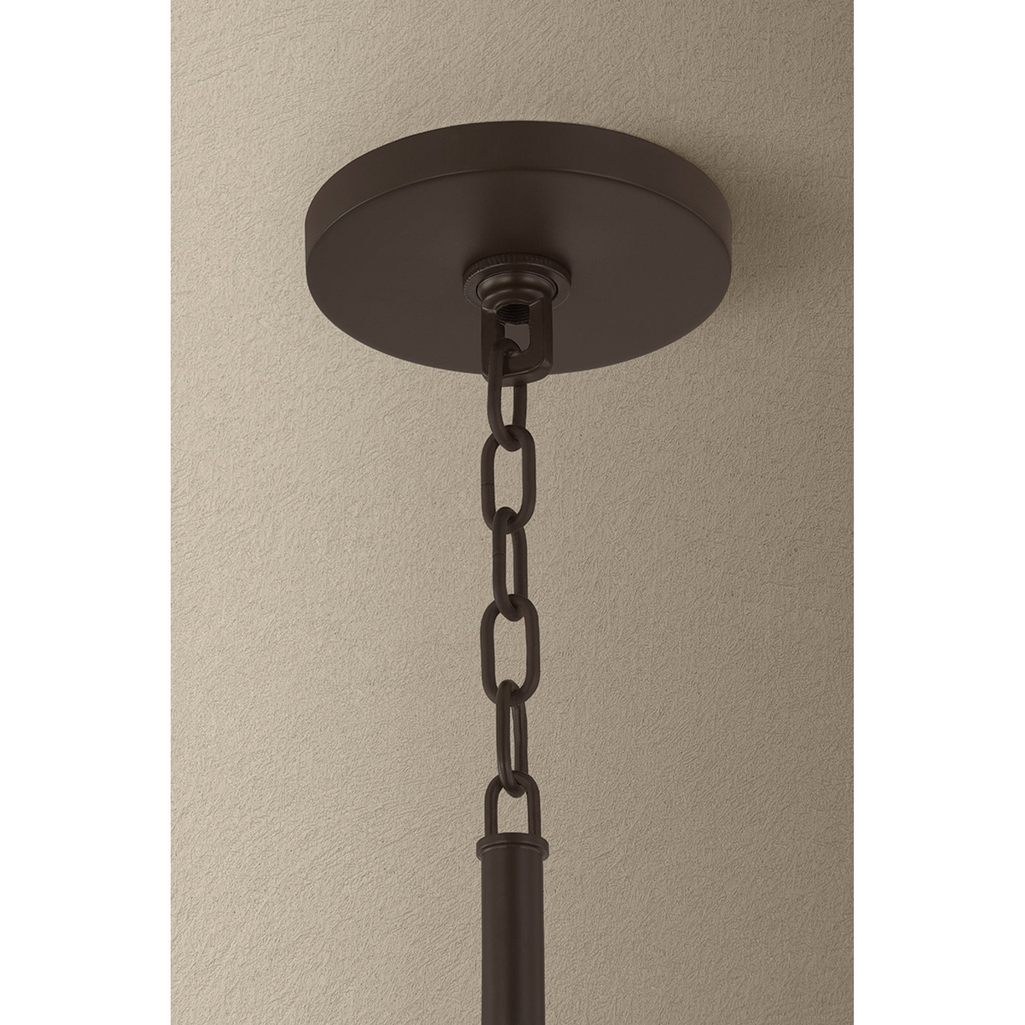 Devlin 1-Light Exterior Pendant in Bronze 28W x 19H