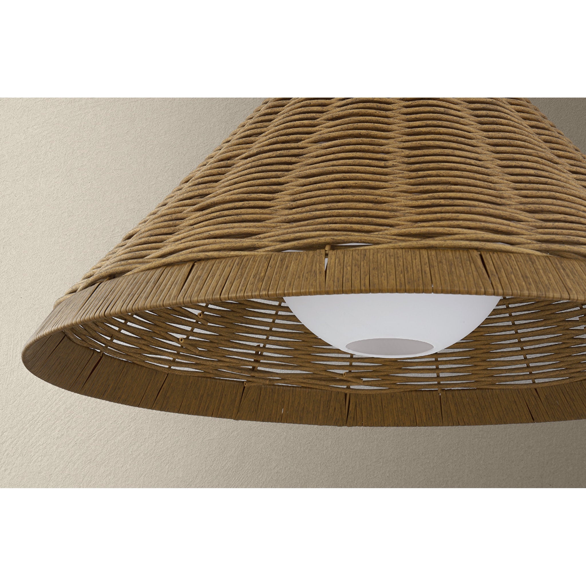 Devlin 1-Light Exterior Pendant in Bronze 28W x 19H