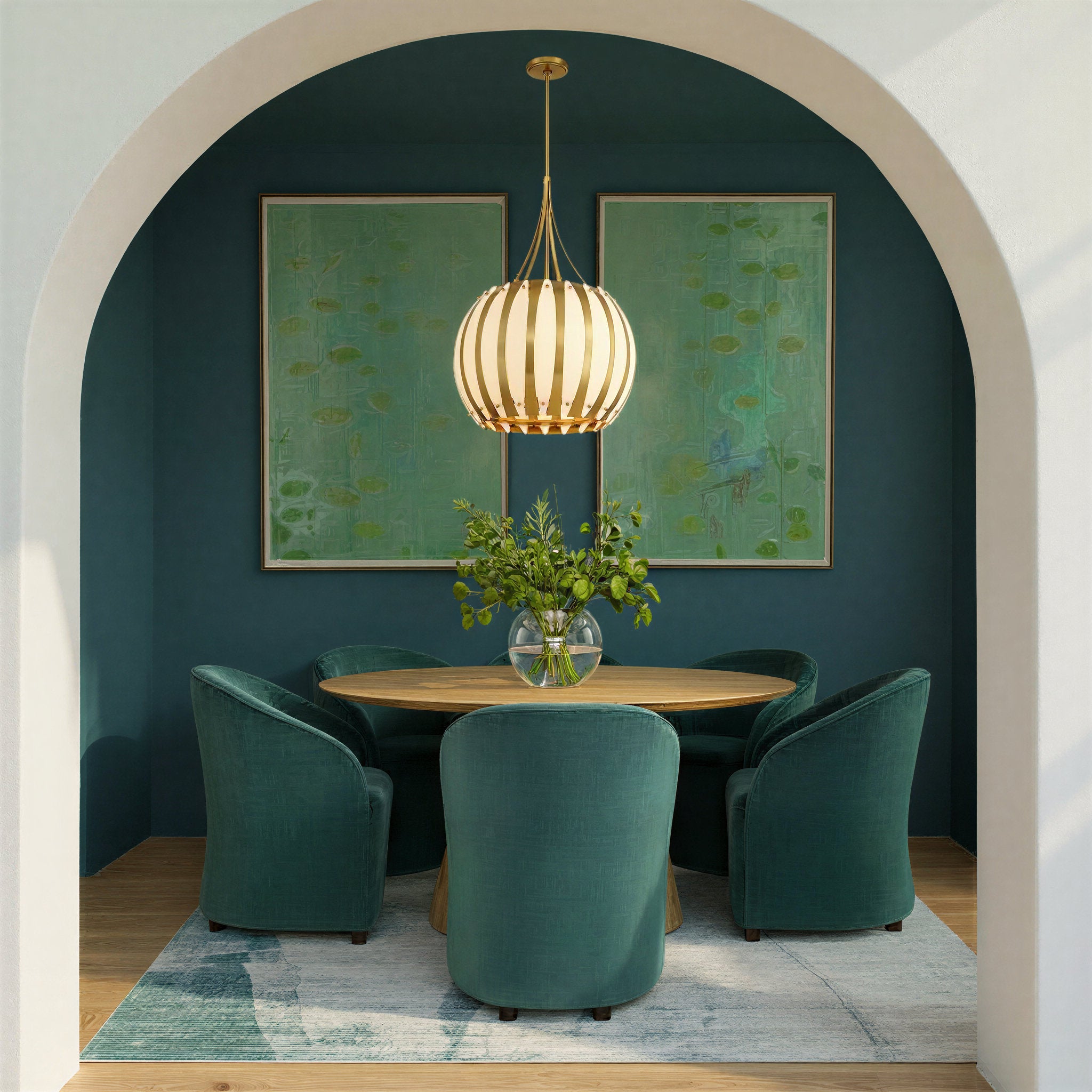 Daria 20.5'' Luxe Gold Chandelier Gold 20.5"W x 29.25"H x 20.5"D