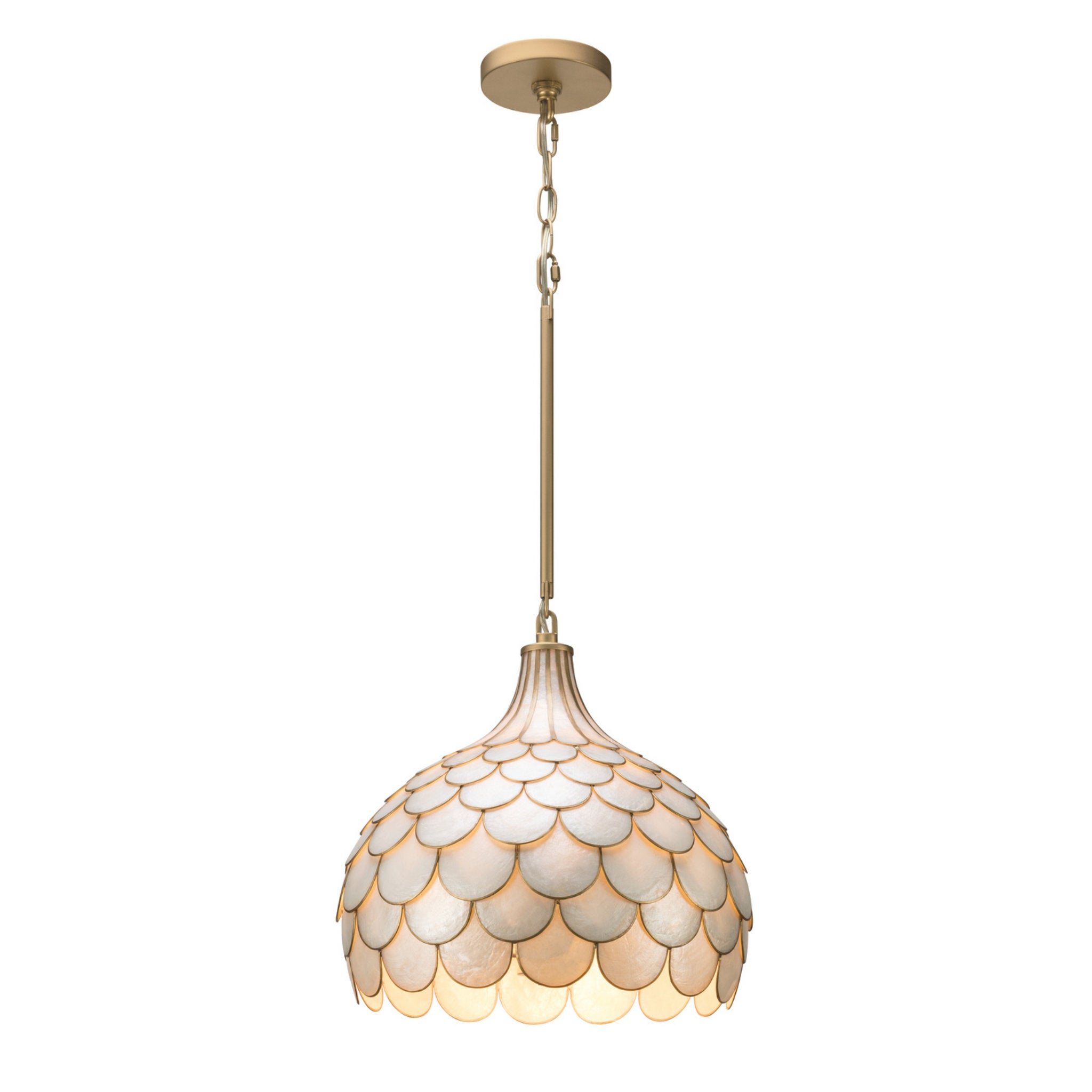 Darby 14'' Soft Gold Pendant Gold 14"W x 14"H x 14"D
