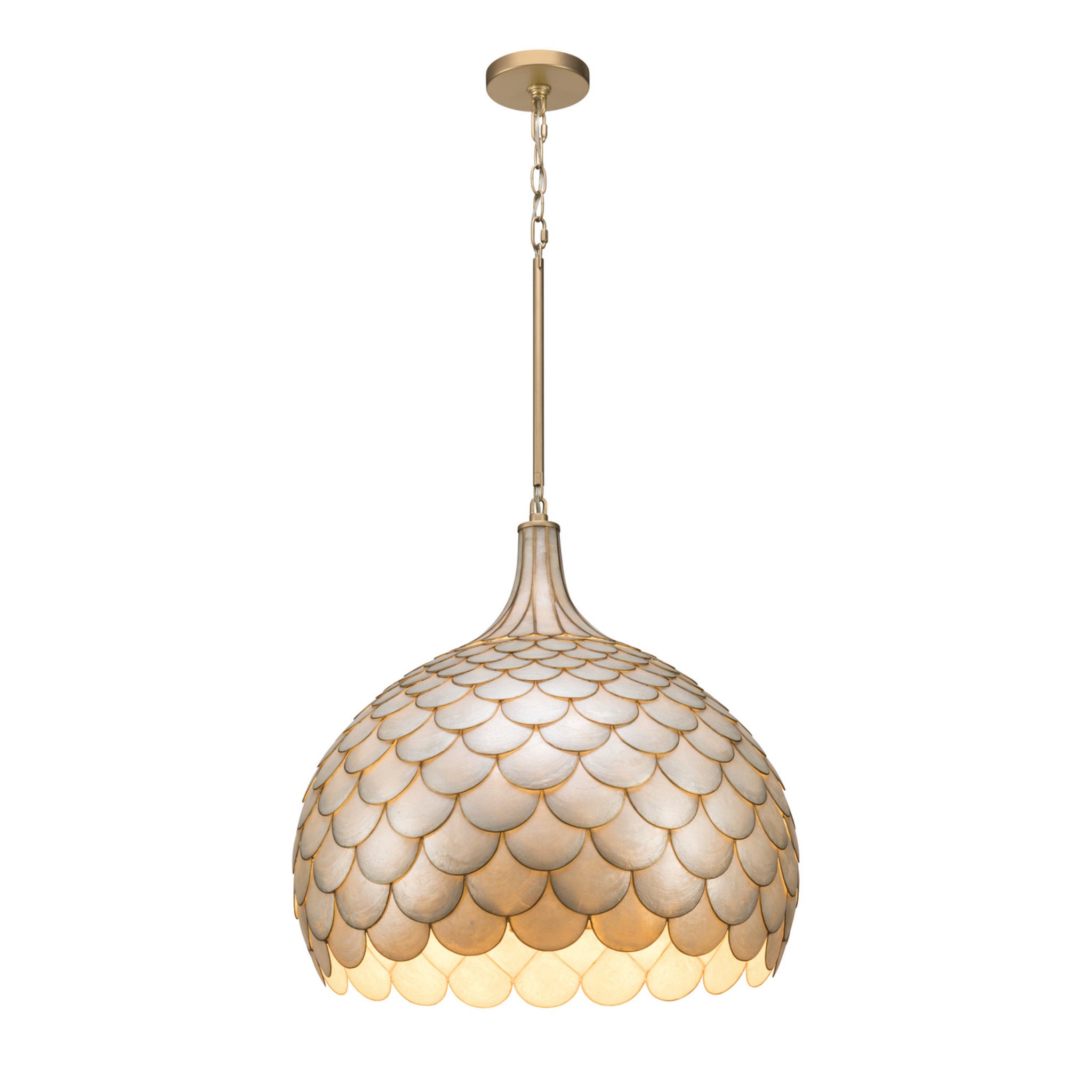 Darby 21'' Soft Gold Pendant Gold 21"W x 21.25"H x 21"D