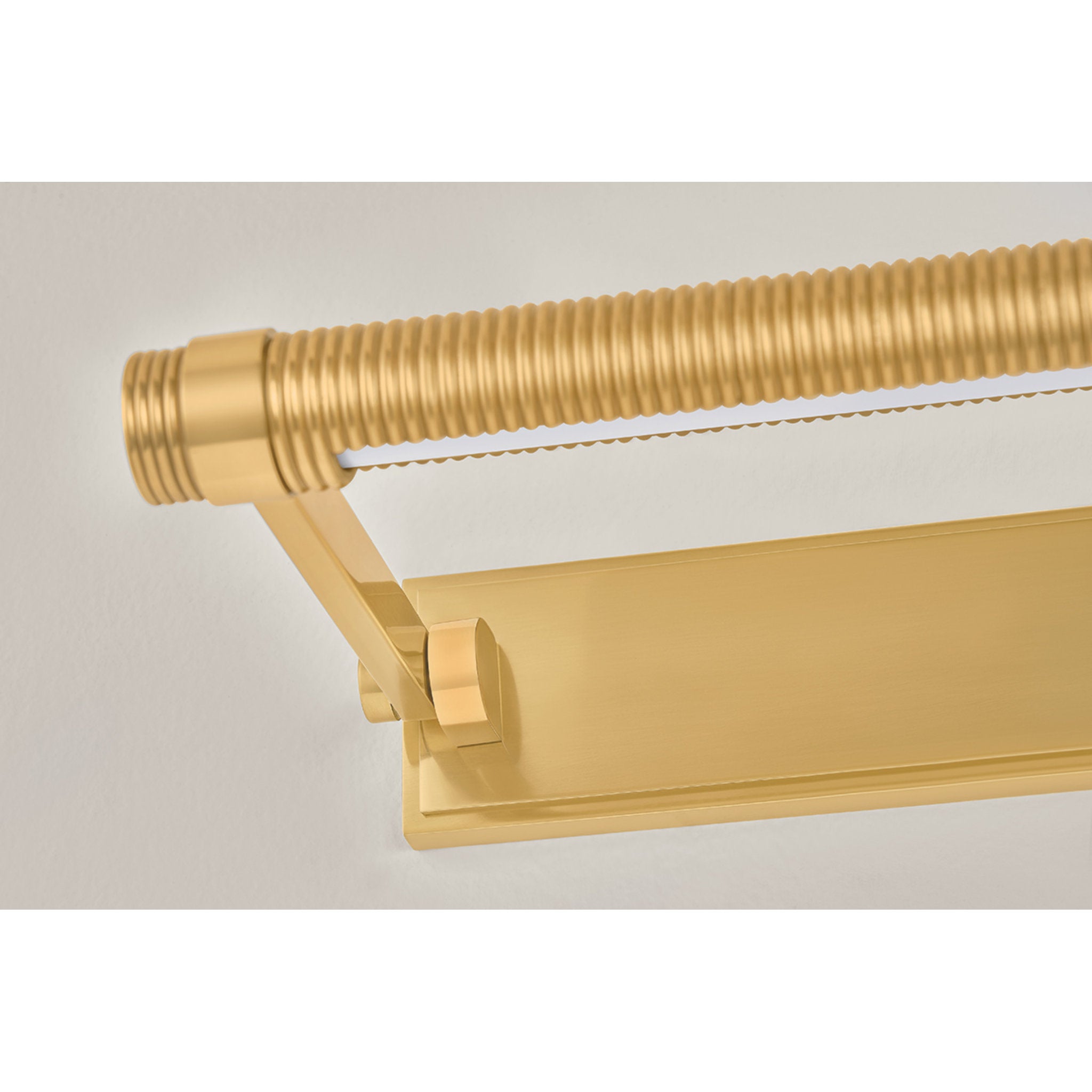Duell 1-Light Picture Light in Aged Brass 18W x 2.75H (7318-AGB)