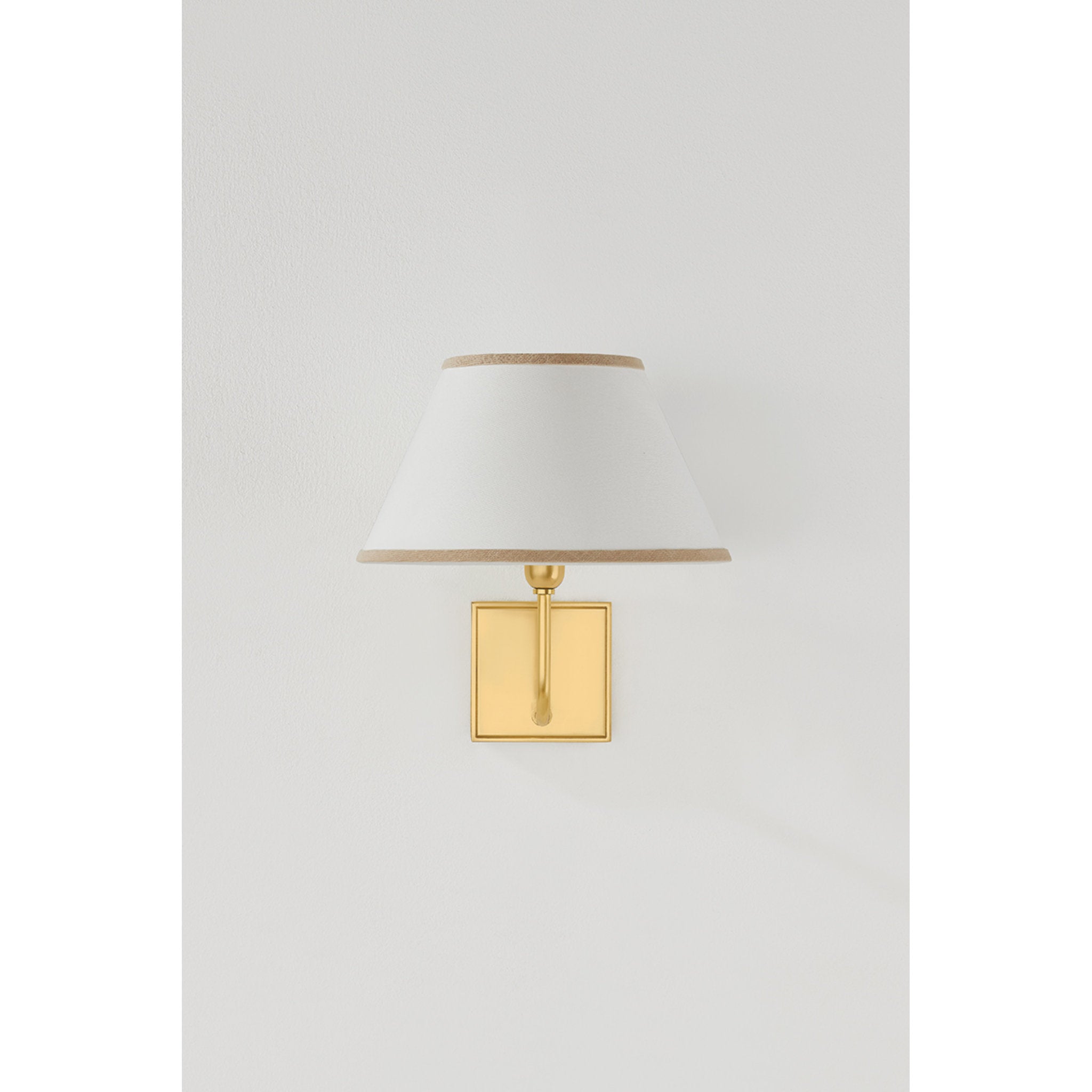 Durland 1-Light Wall Sconce in Aged Brass 10.5W x 11.25H