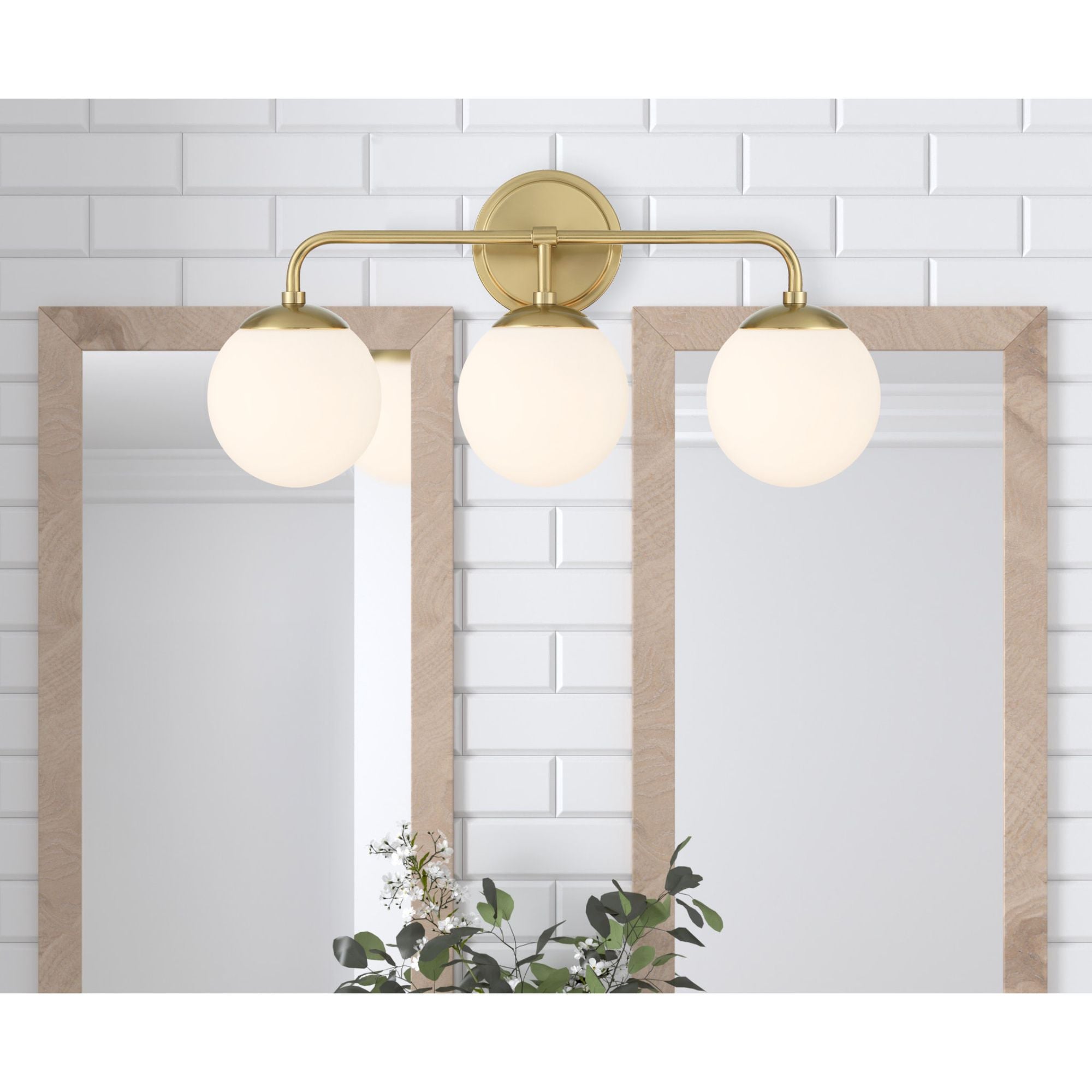 Maverick 23'' Vibrant Gold Bathroom Vanity Gold 23"W x 10"H x 6.5"D