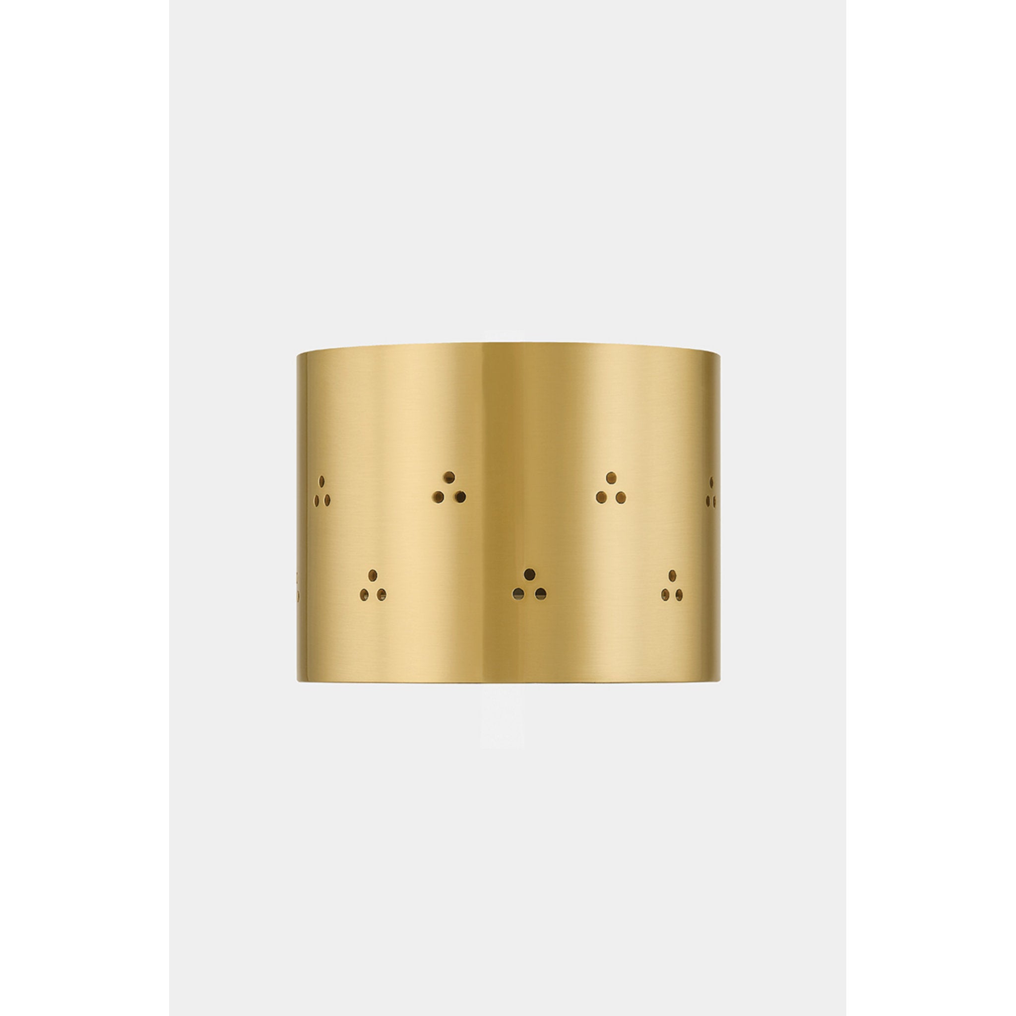 Edisto 1-Light Flush Mount in Aged Brass by Cortney Bishop 4.5W x 3.5H