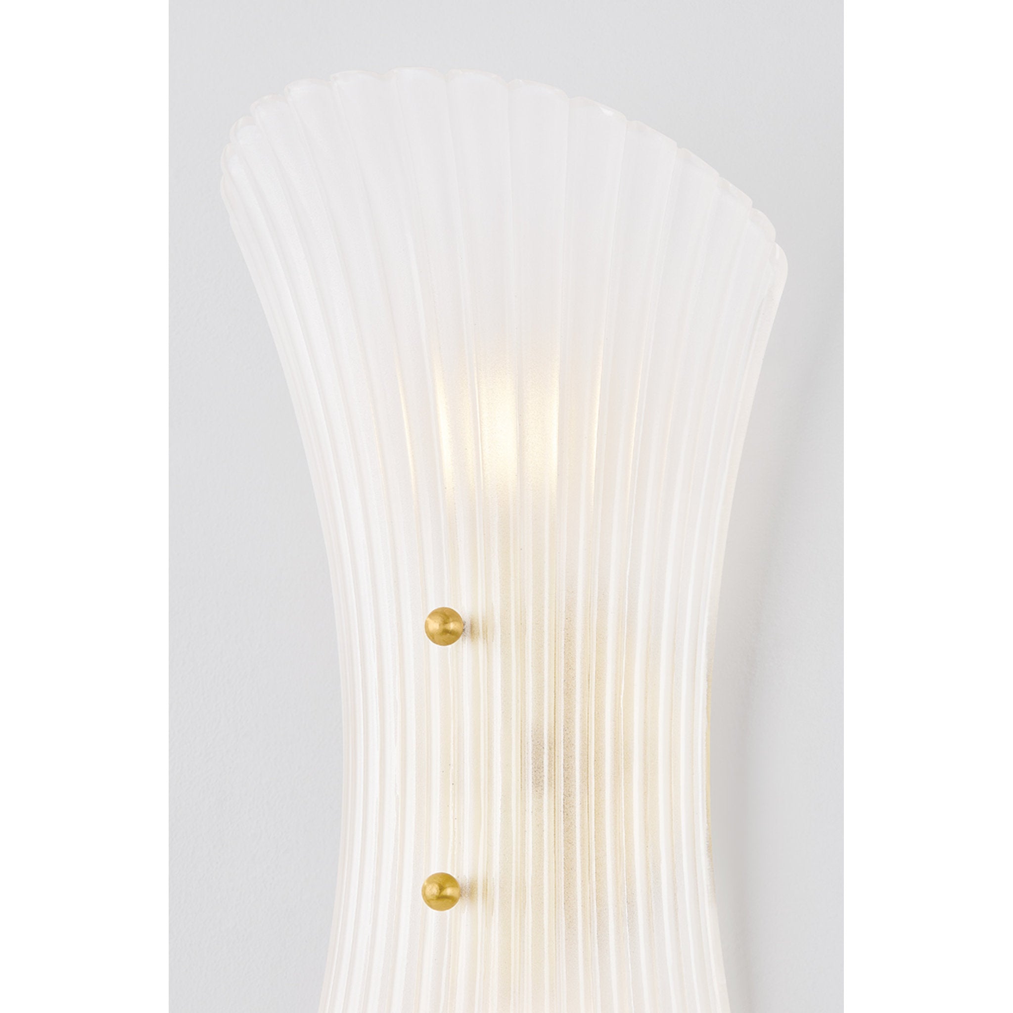 Esmae 2-Light Wall Sconce in Aged Brass 7W x 16H