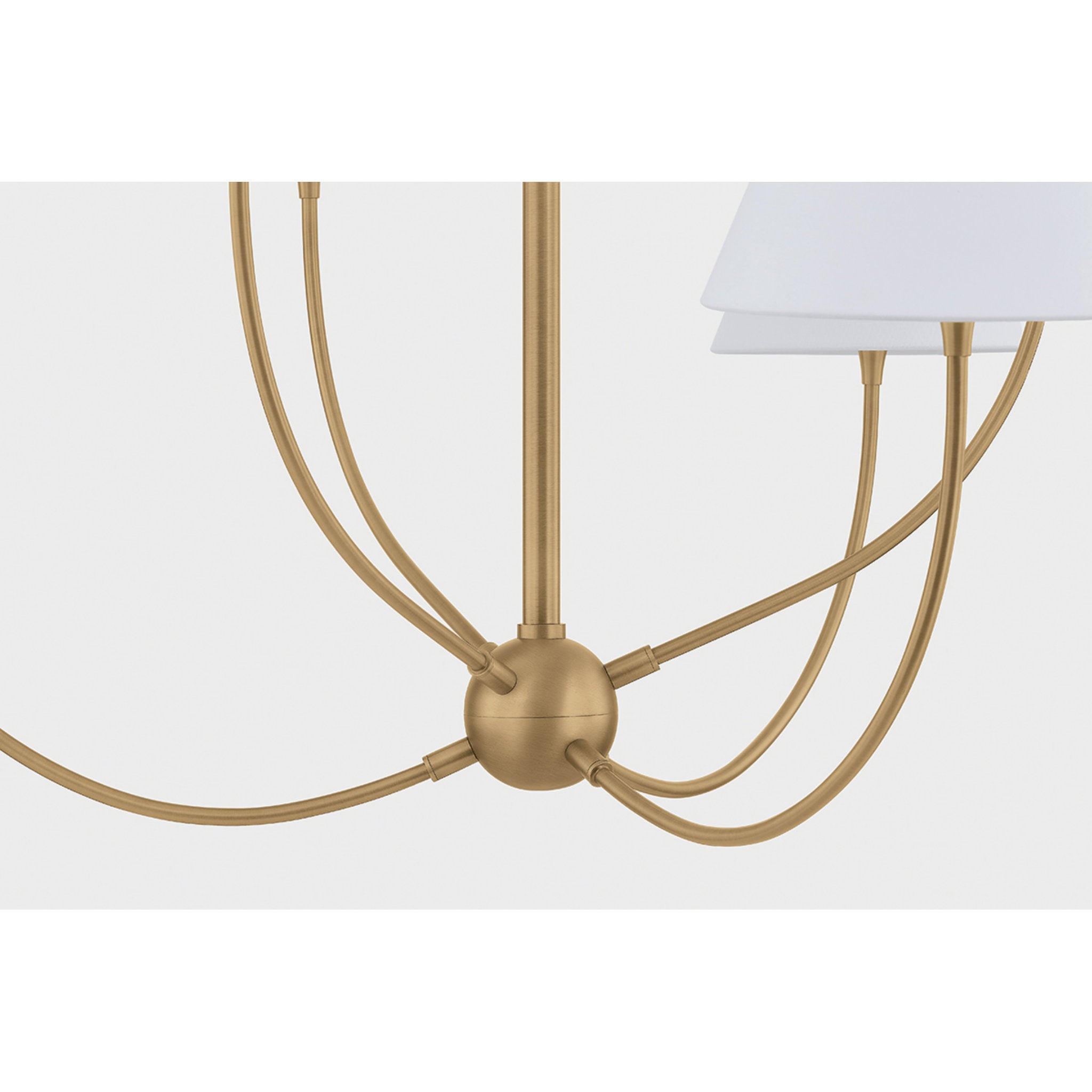 Evermore 6-Light Chandelier in Patina Brass by Lauren Liess 40.5W x 29.75H